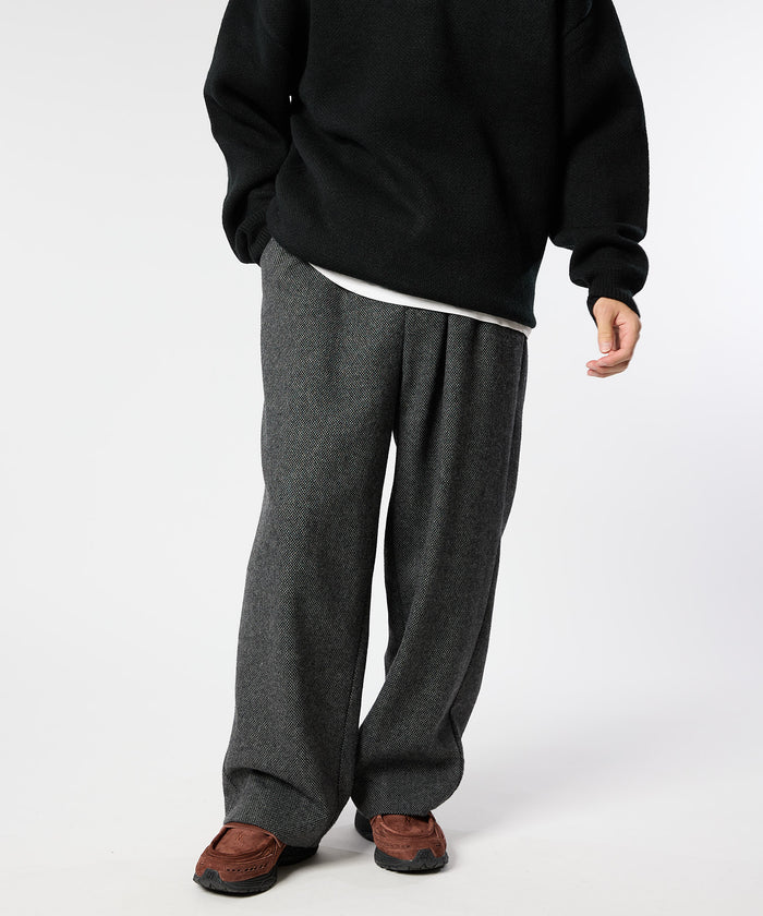 TWEED WIDE SLACKS
