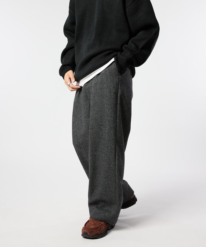 TWEED WIDE SLACKS