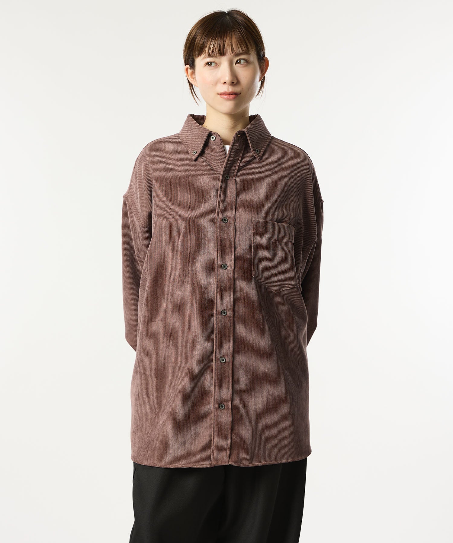 OVERSIZED CORDUROY SHIRT