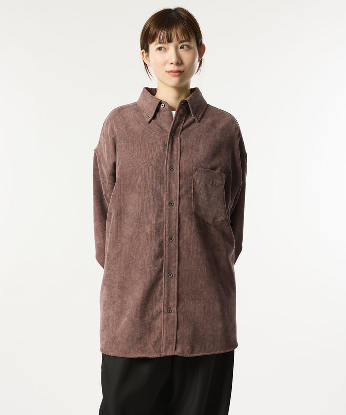 OVERSIZED CORDUROY SHIRT