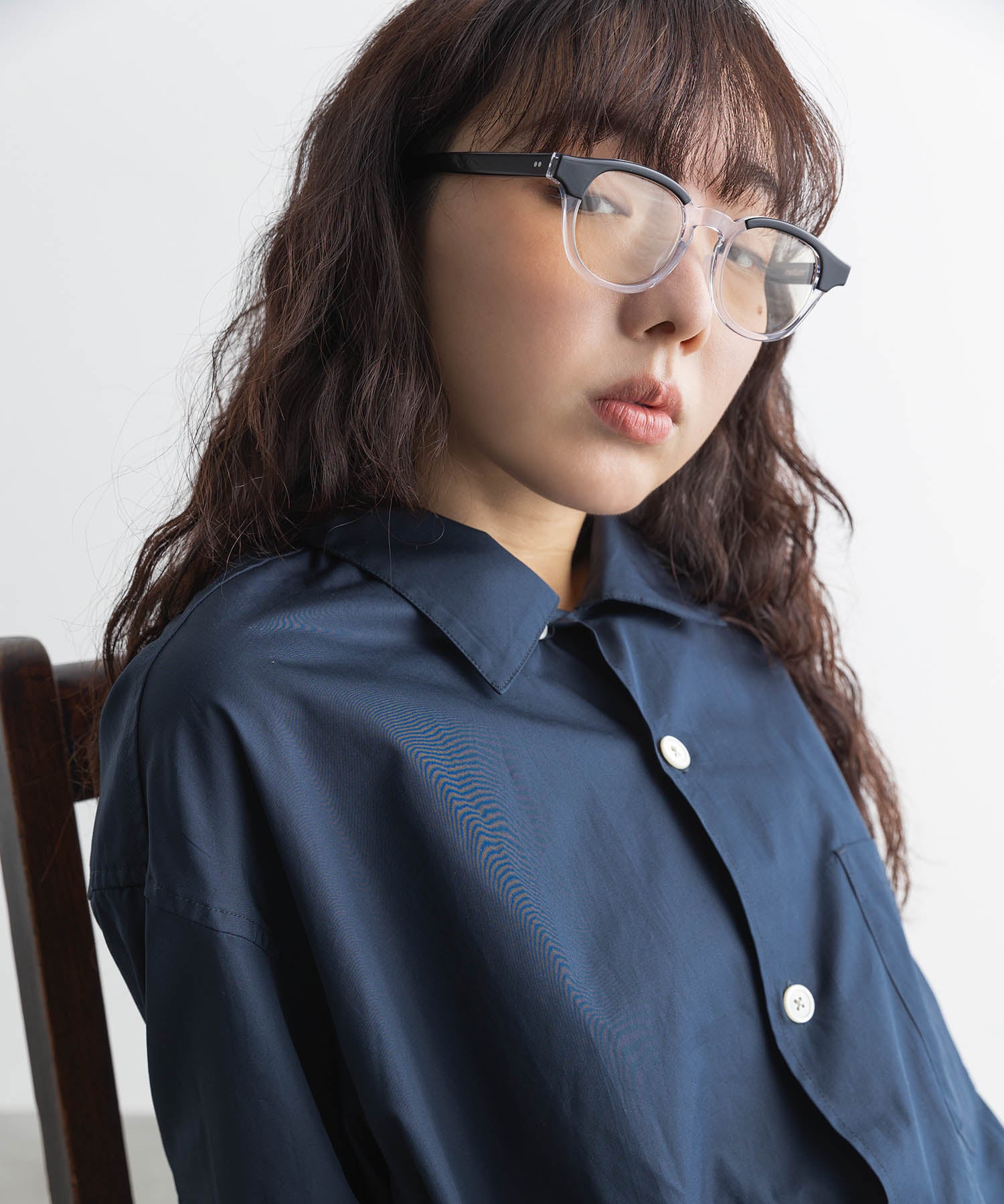 KANEKO OPTICAL × meltum 眼镜 黑色×透明