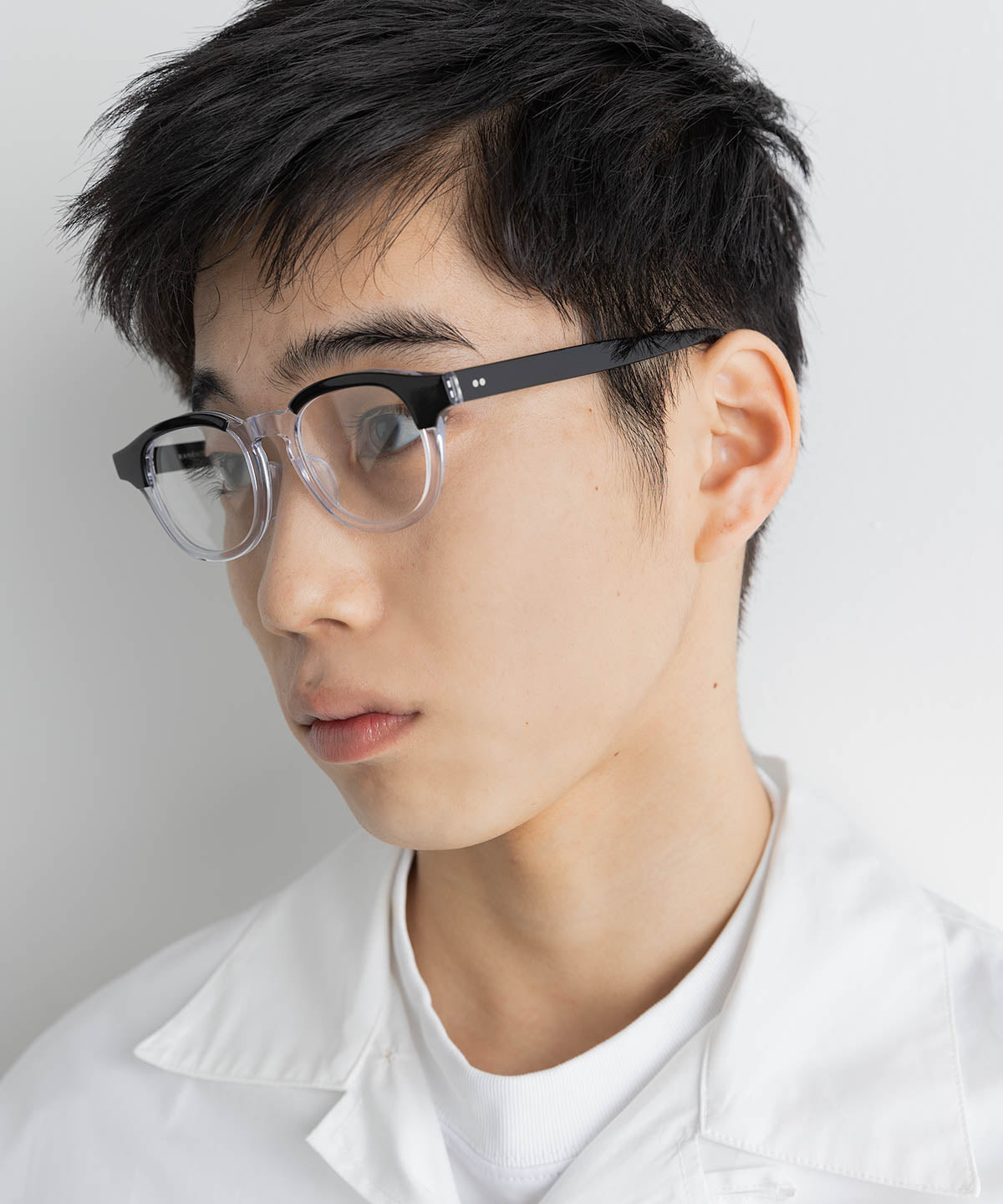 KANEKO OPTICAL × meltum 眼镜 黑色×透明