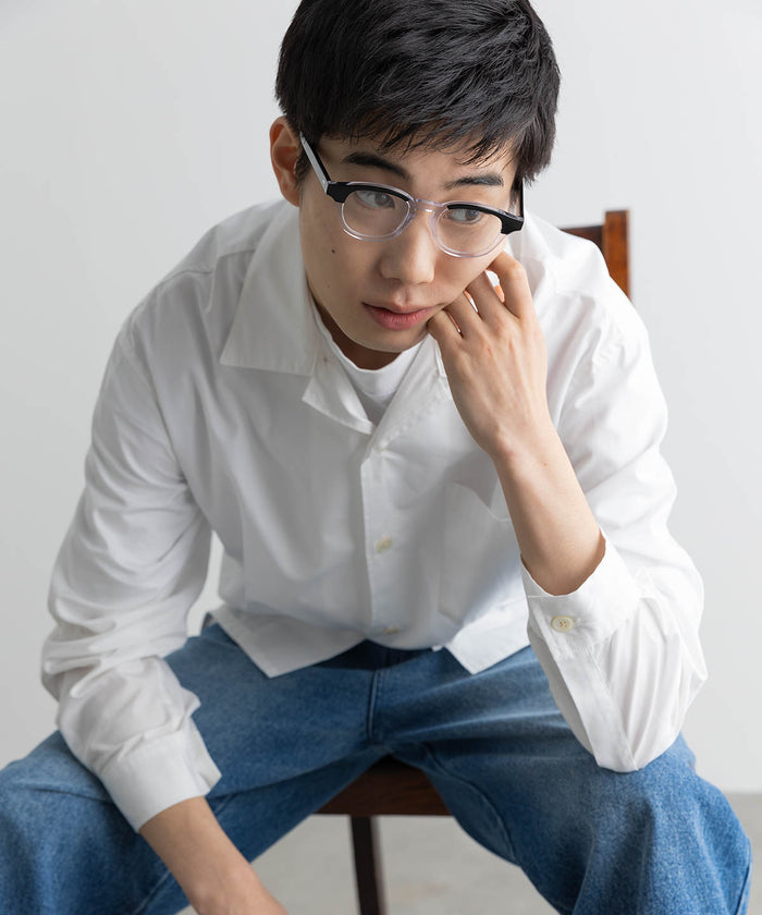 KANEKO OPTICAL × meltum EYEWEAR BLACK×CLEAR