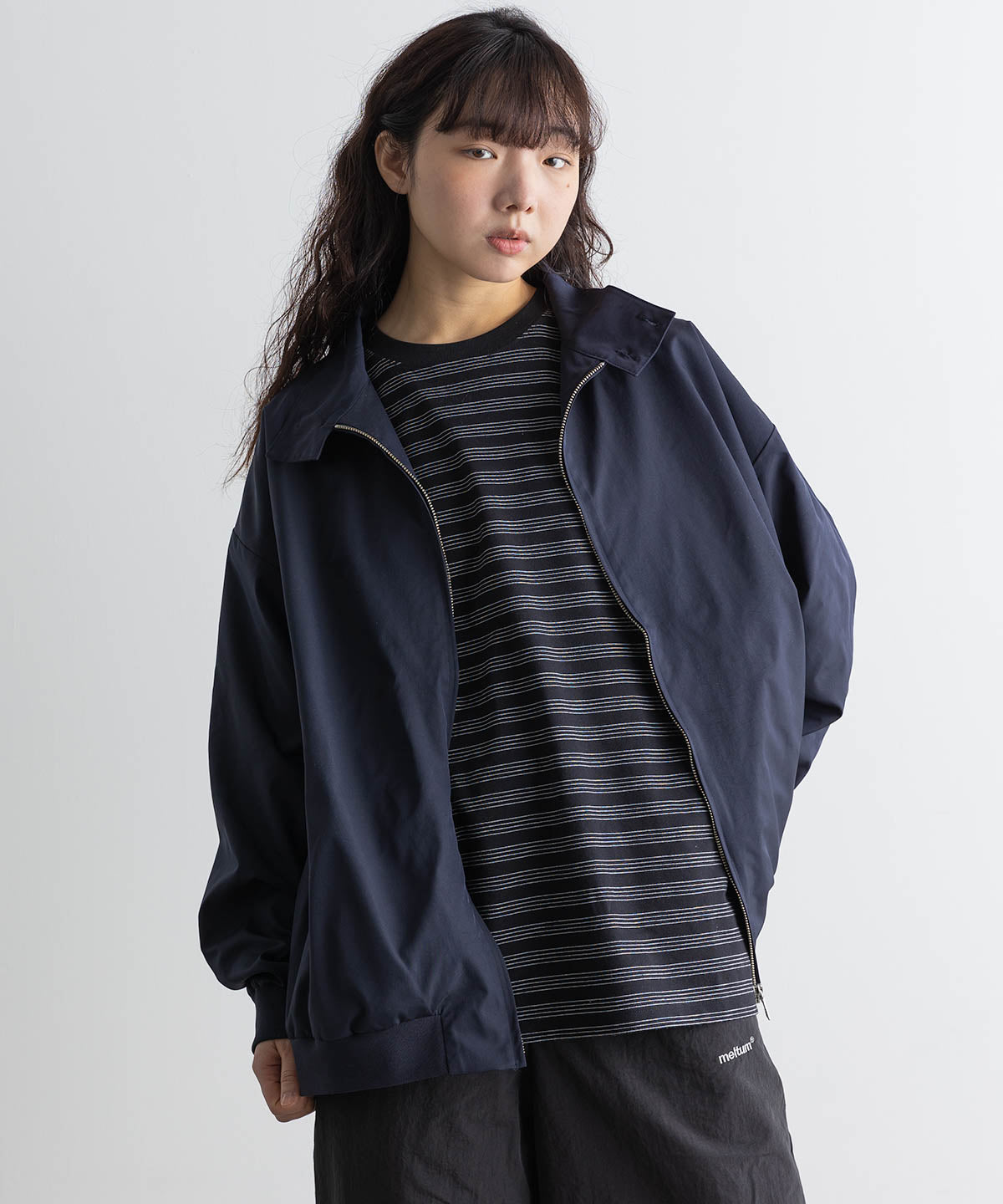 NYLON HARRINGTON JACKET