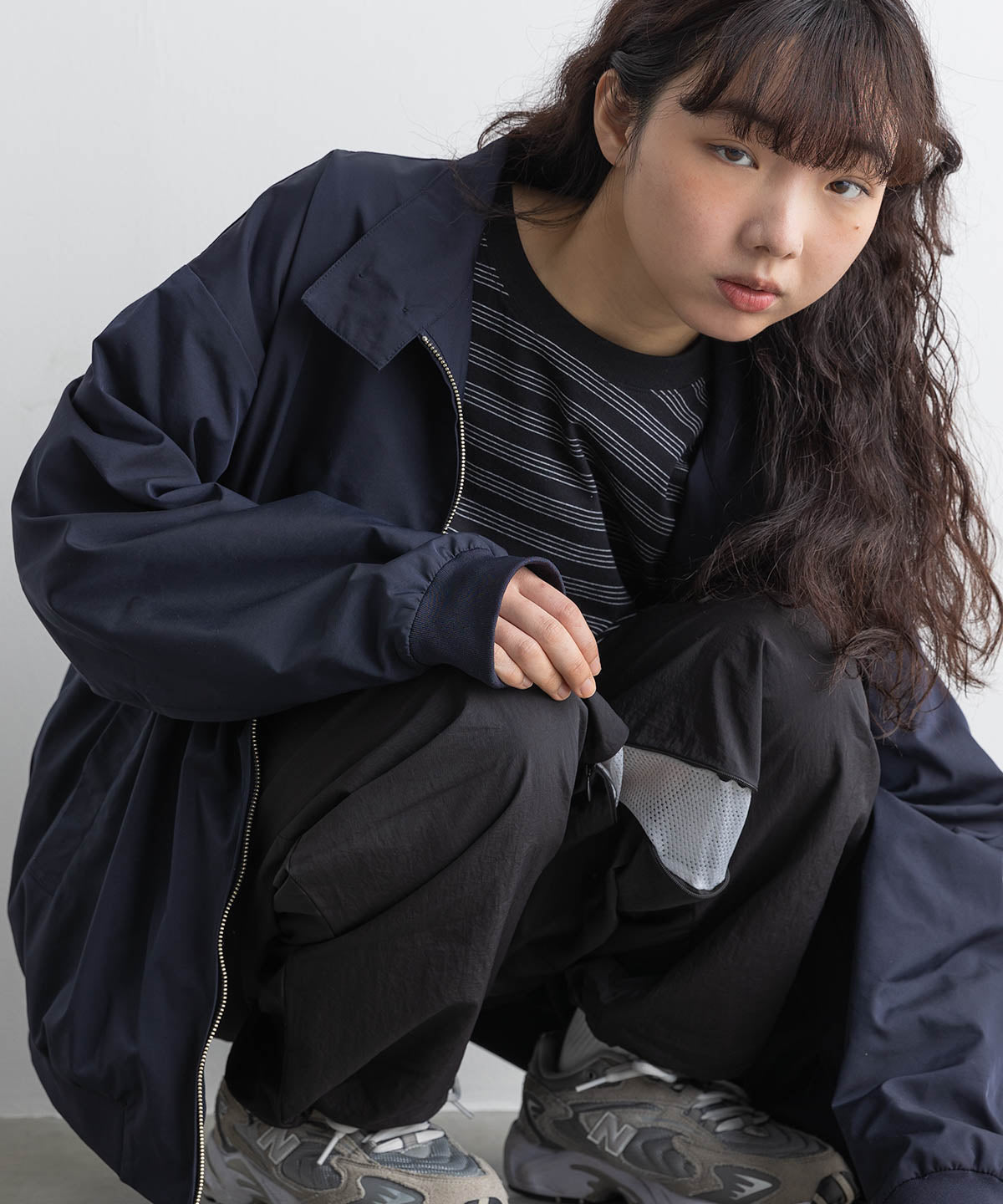 NYLON HARRINGTON JACKET