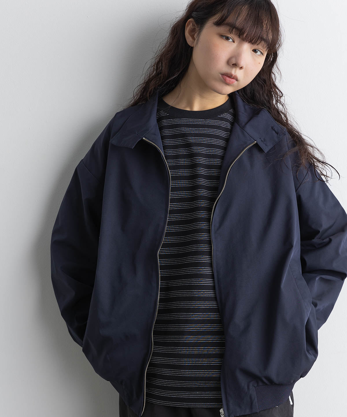 NYLON HARRINGTON JACKET