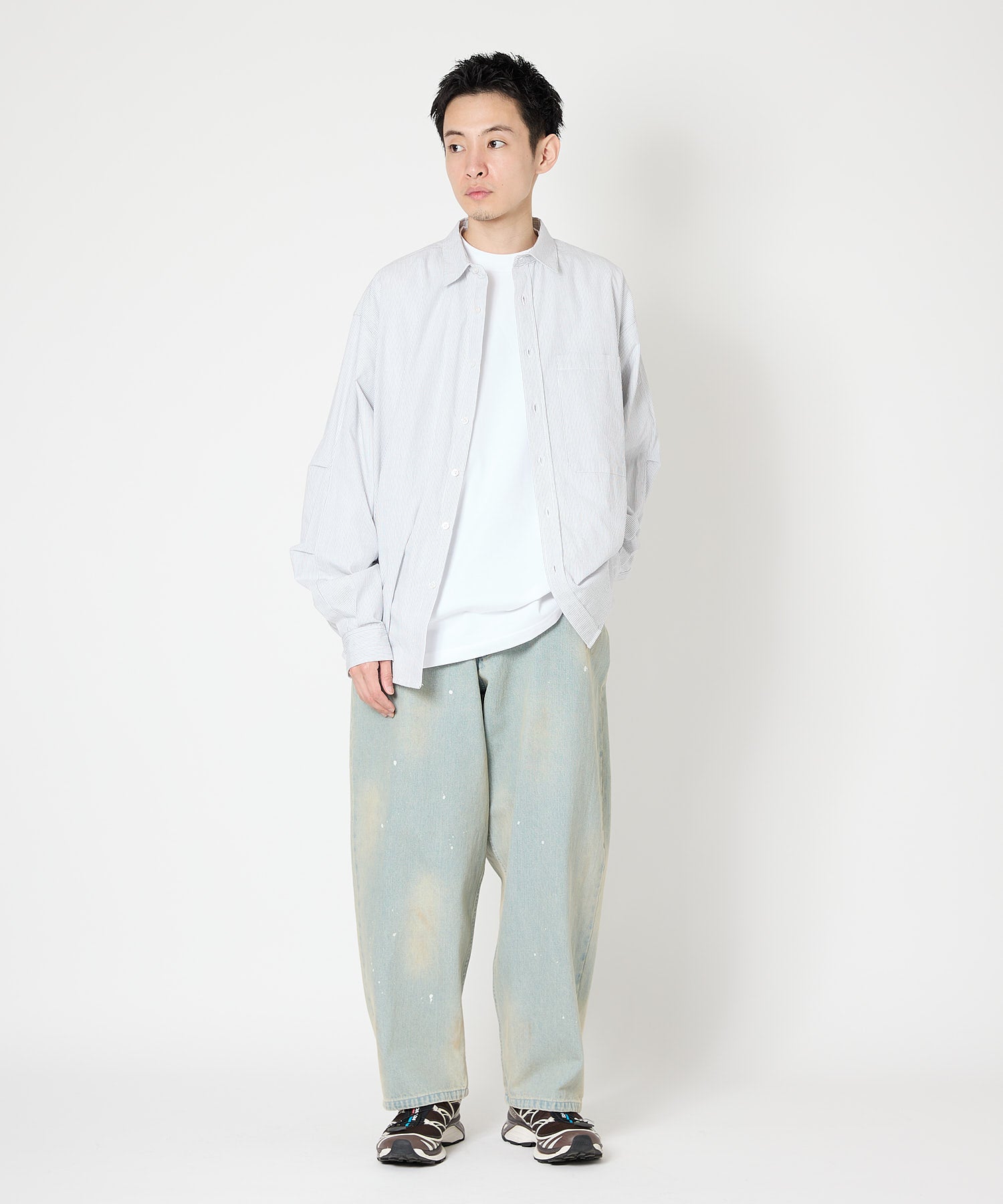 BAGGY DENIM VINTAGE DYED