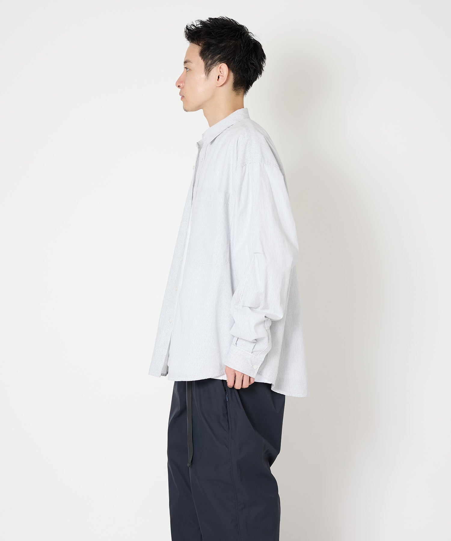 STRIPE TECH SHIRT L/S