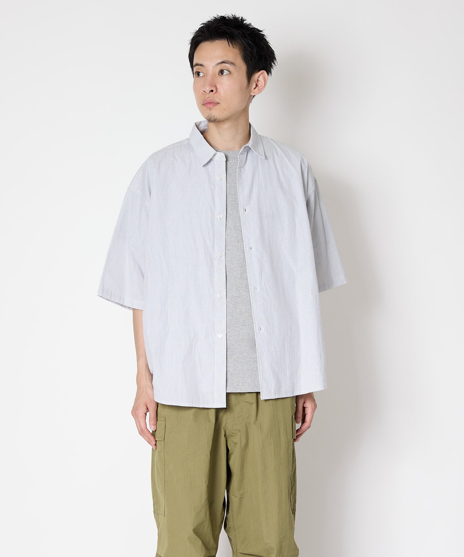STRIPE TECH SHIRT S/S