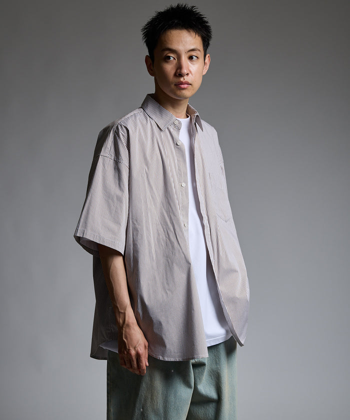 LOOSE STRIPE SHIRT S/S