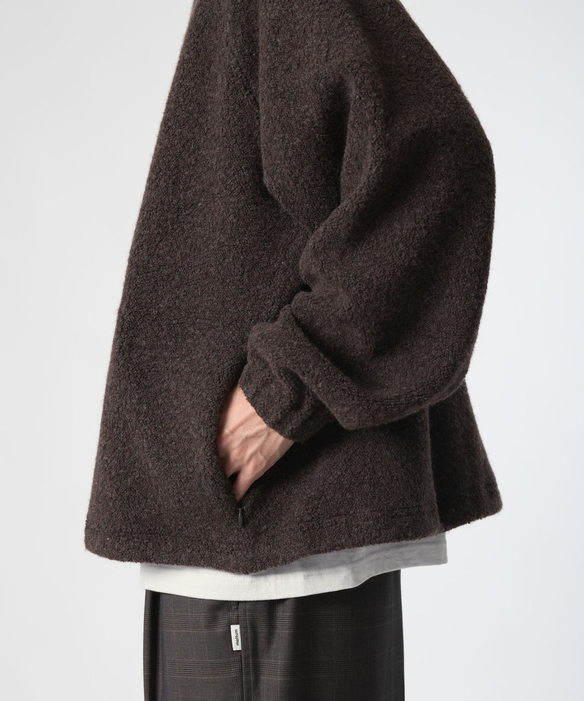 BOUCLE ZIP BLOUSON