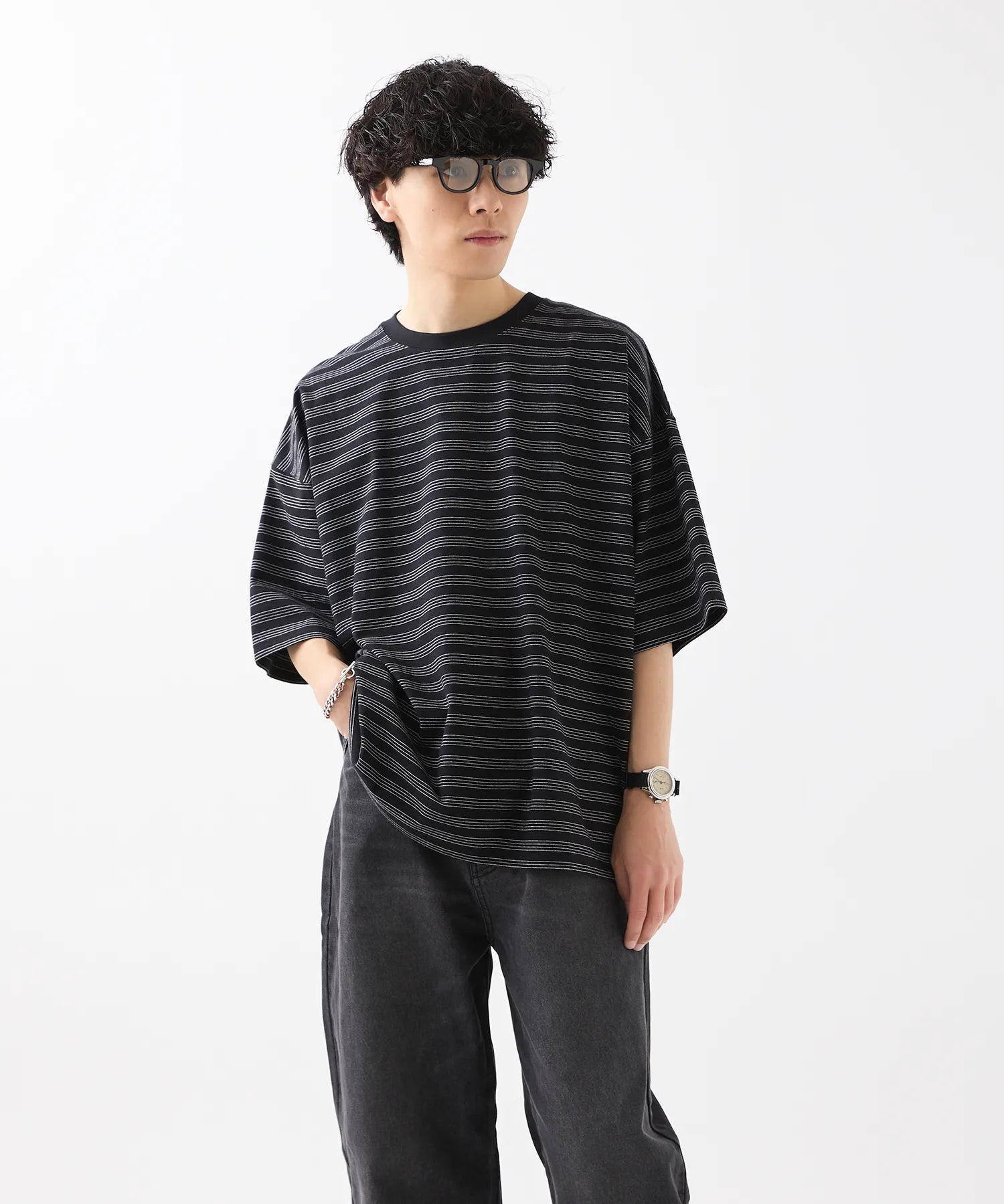 ALLWEATHER TEE S/S BORDER