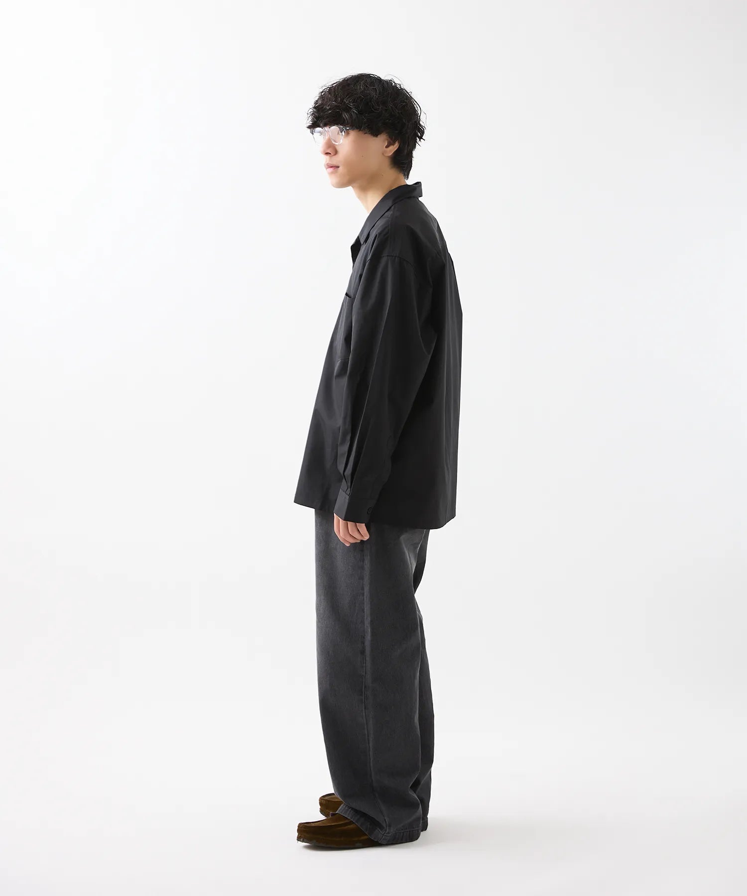 THOMAS MASON OPEN COLLAR SHIRT