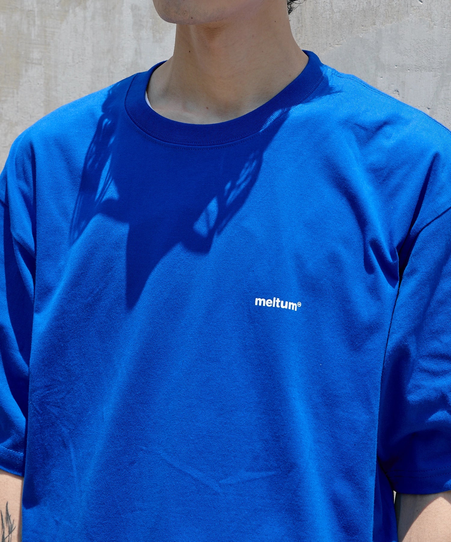 SOUVENIR TEE S/S【BLUE】