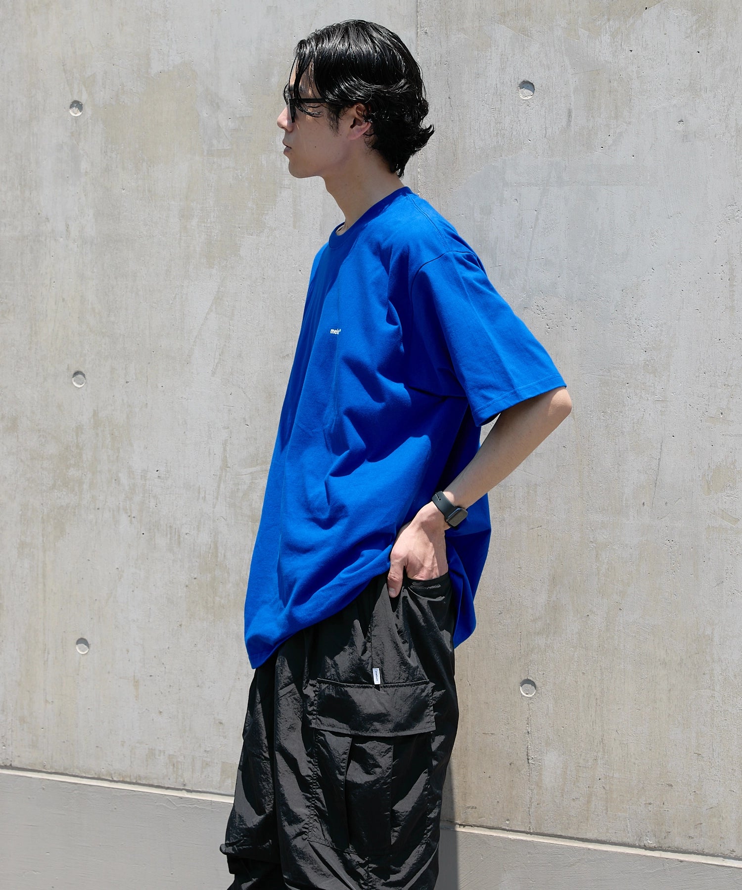 SOUVENIR TEE S/S【BLUE】