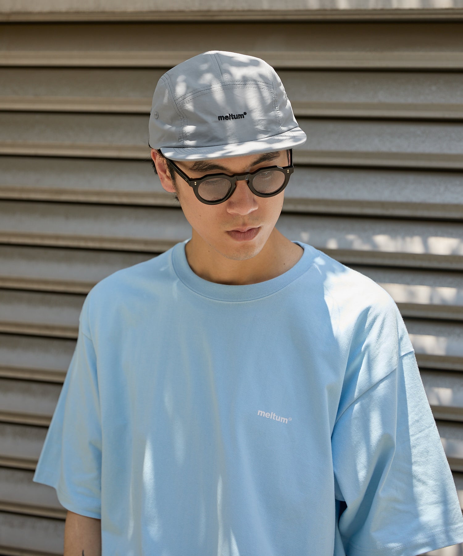 EMBROIDERY LOGO CAP【GREY】