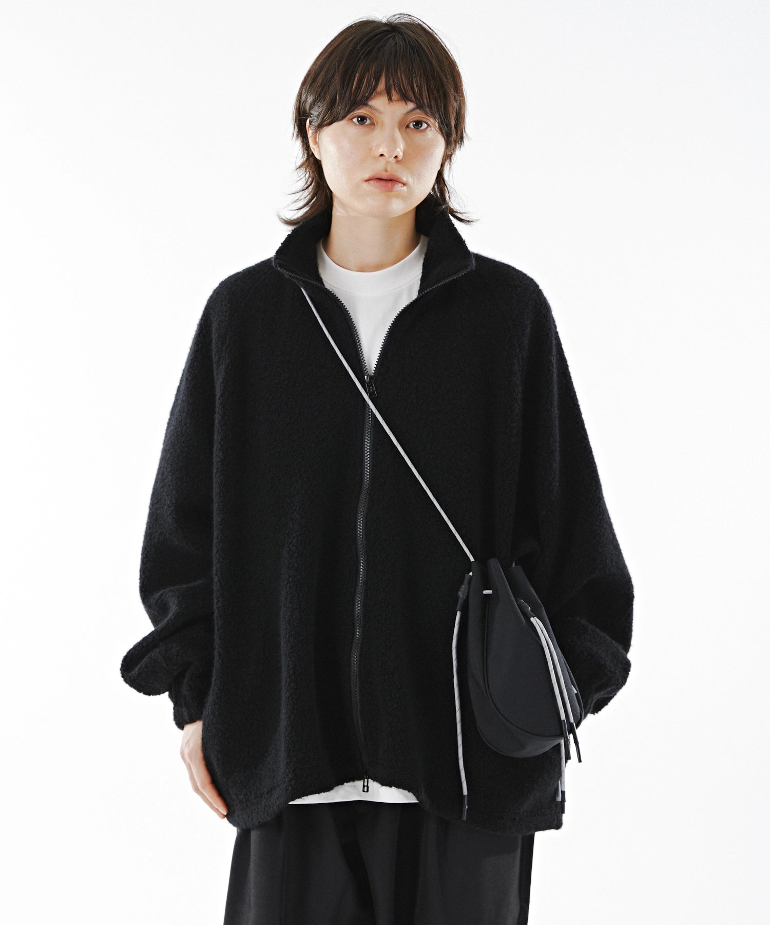 【9.19 FRI 18:00~ IN STOCK】BOUCLE ZIP BLOUSON