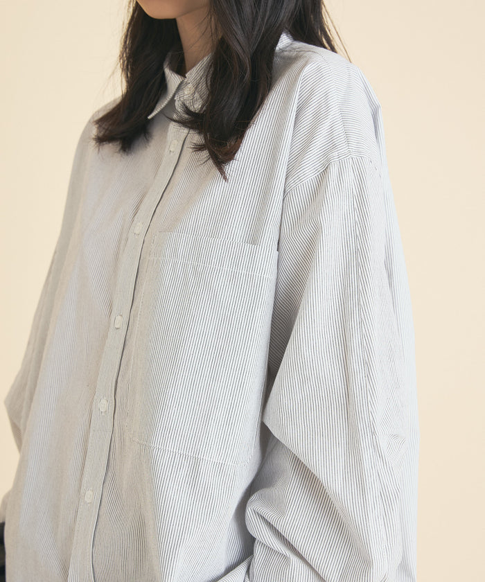 STRIPE TECH SHIRTS L/S