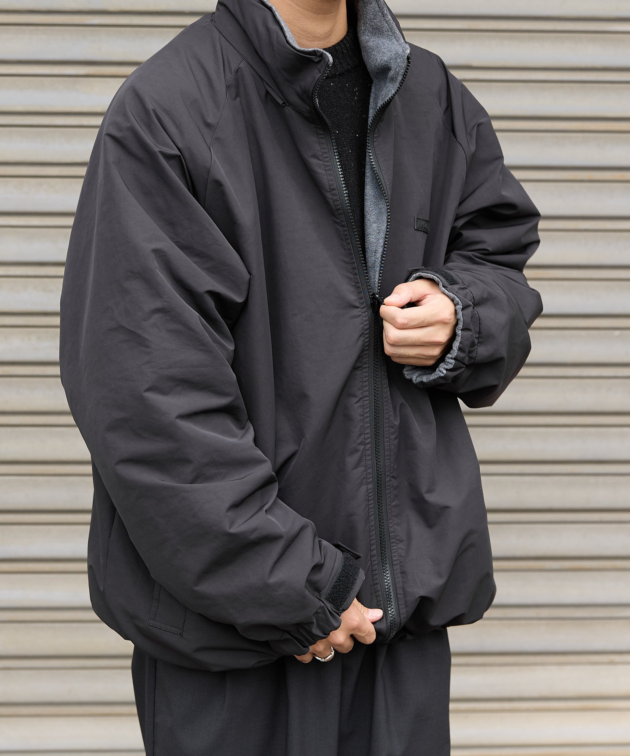 [2024.10.25 Fri 18:00~ RELEASE] REVERSIBLE CITY BLOUSON [BLACK]