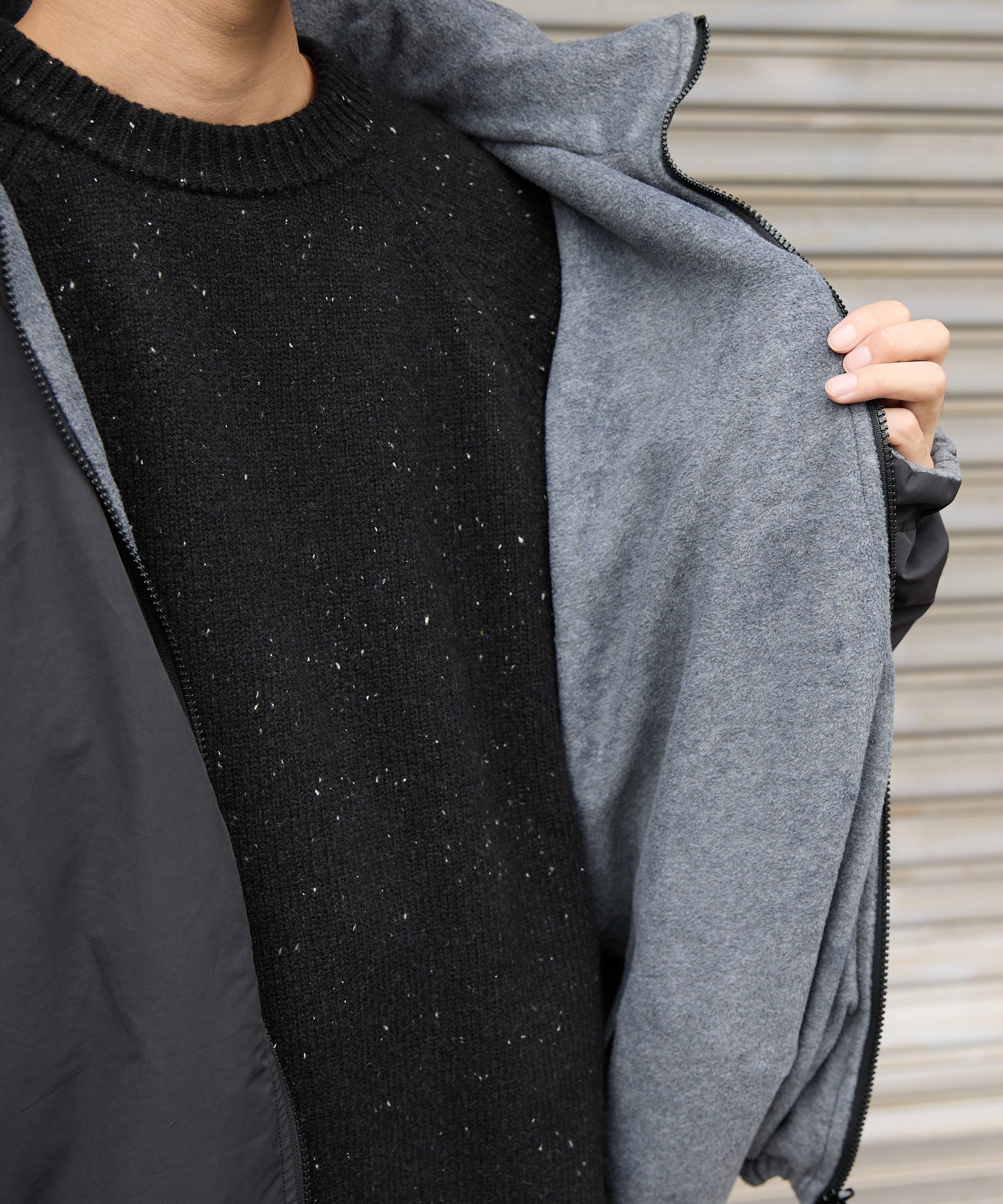 [2024.10.25 Fri 18:00~ RELEASE] REVERSIBLE CITY BLOUSON [BLACK]