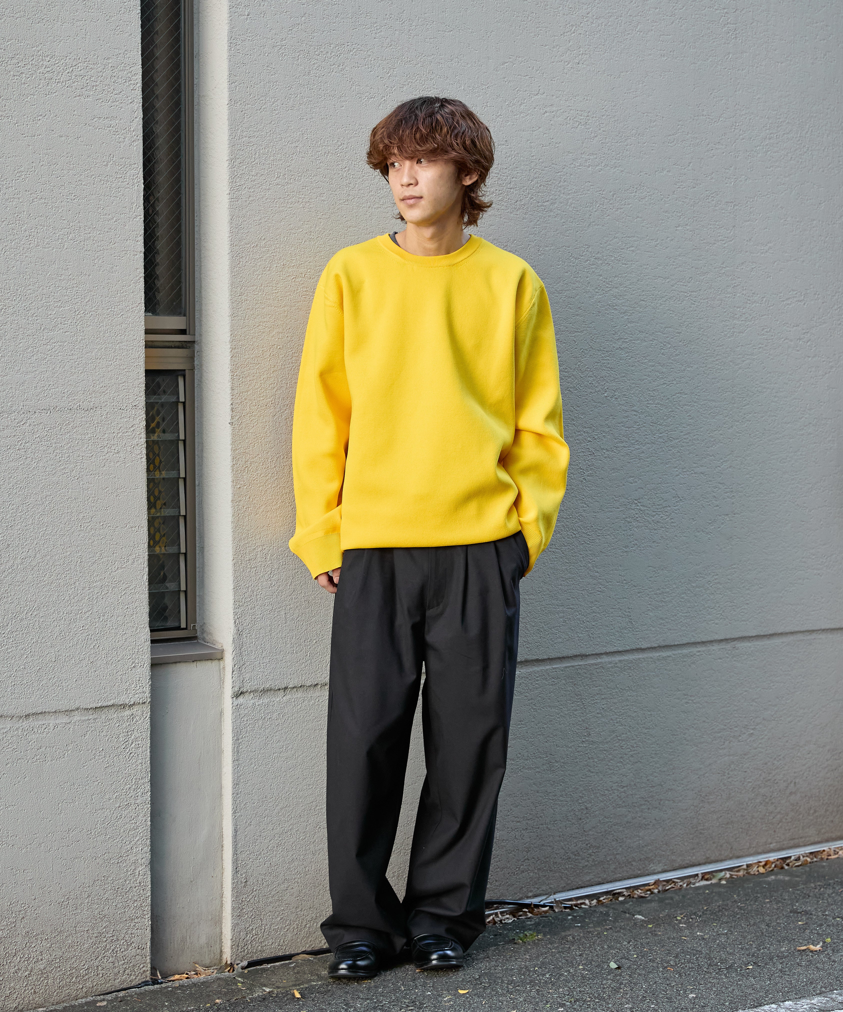 MILANO CREWNECK KNIT【YELLOW】