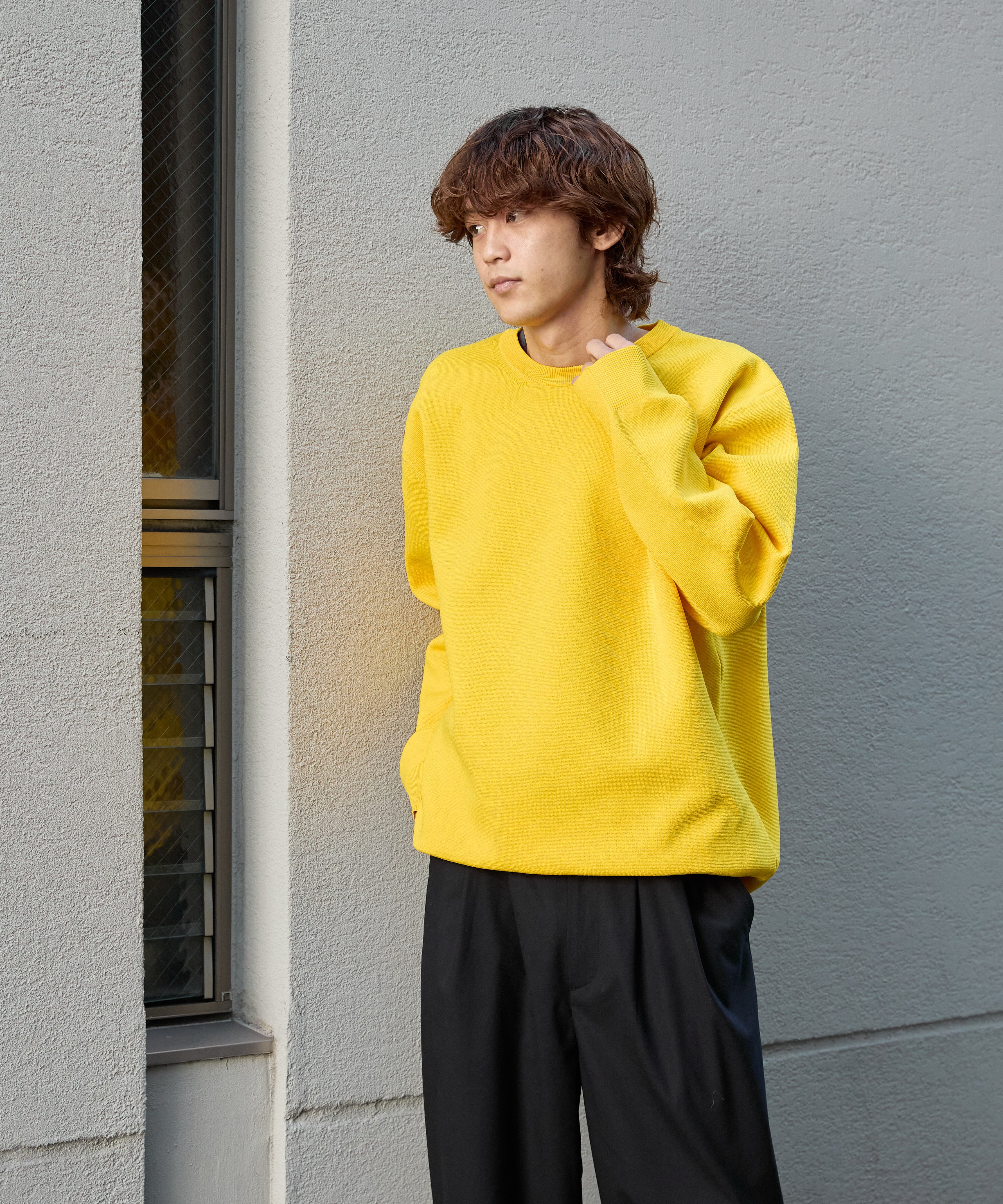 MILANO CREWNECK KNIT【YELLOW】