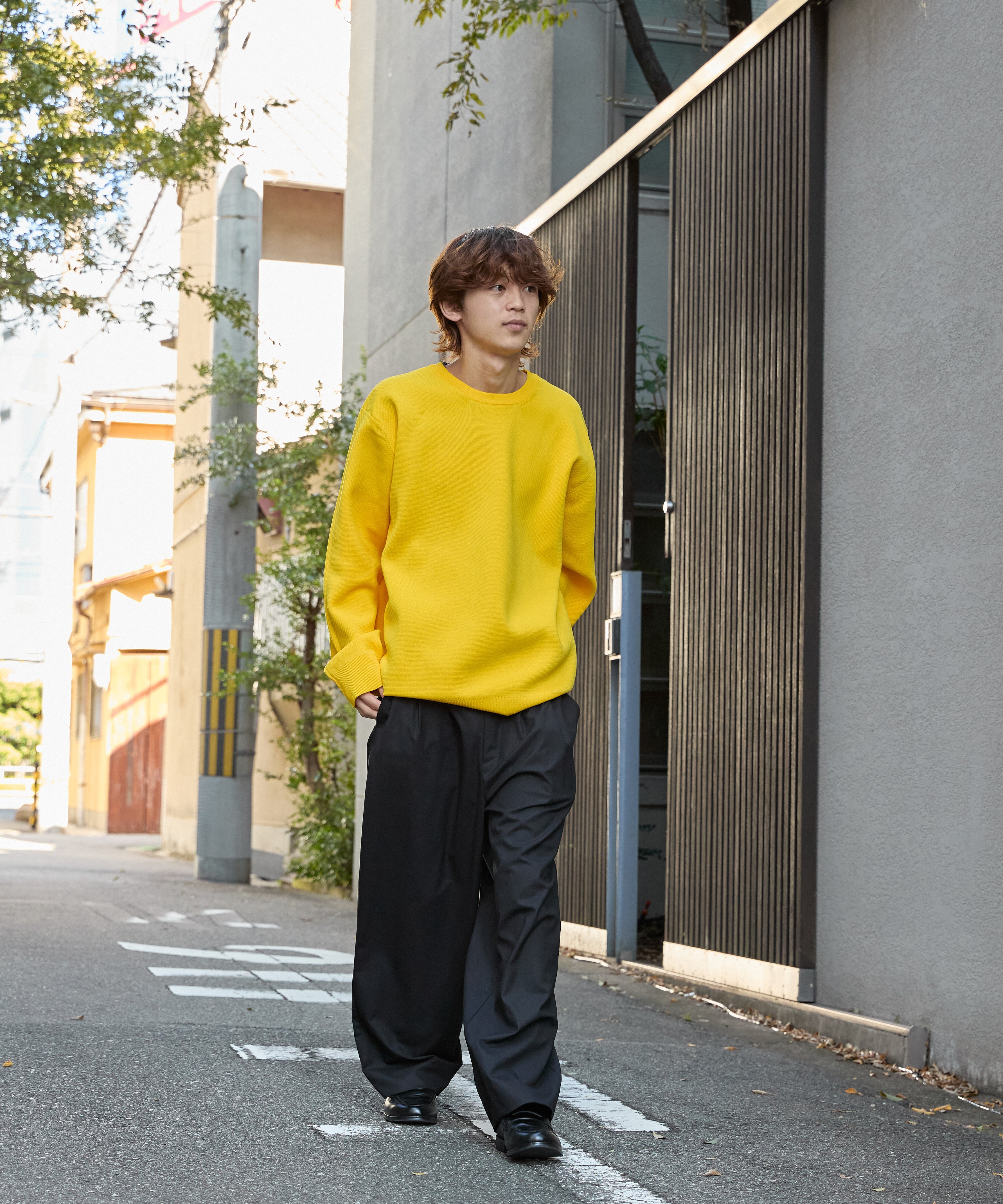 MILANO CREWNECK KNIT【YELLOW】