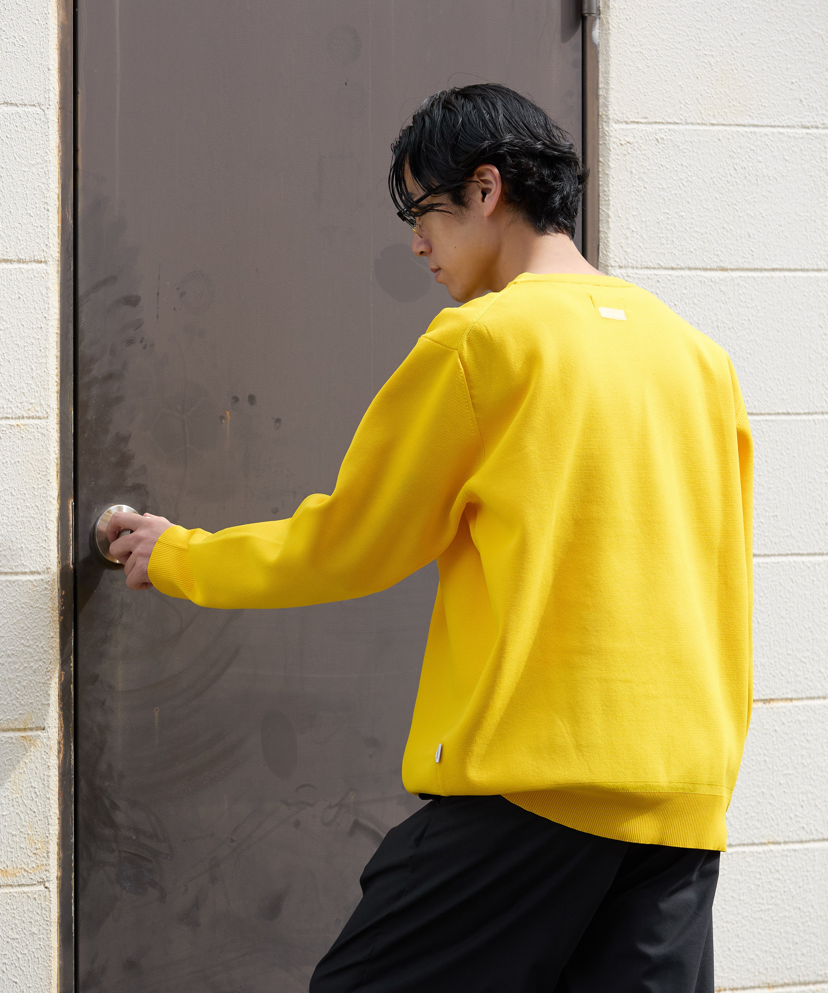 MILANO CREWNECK KNIT【YELLOW】