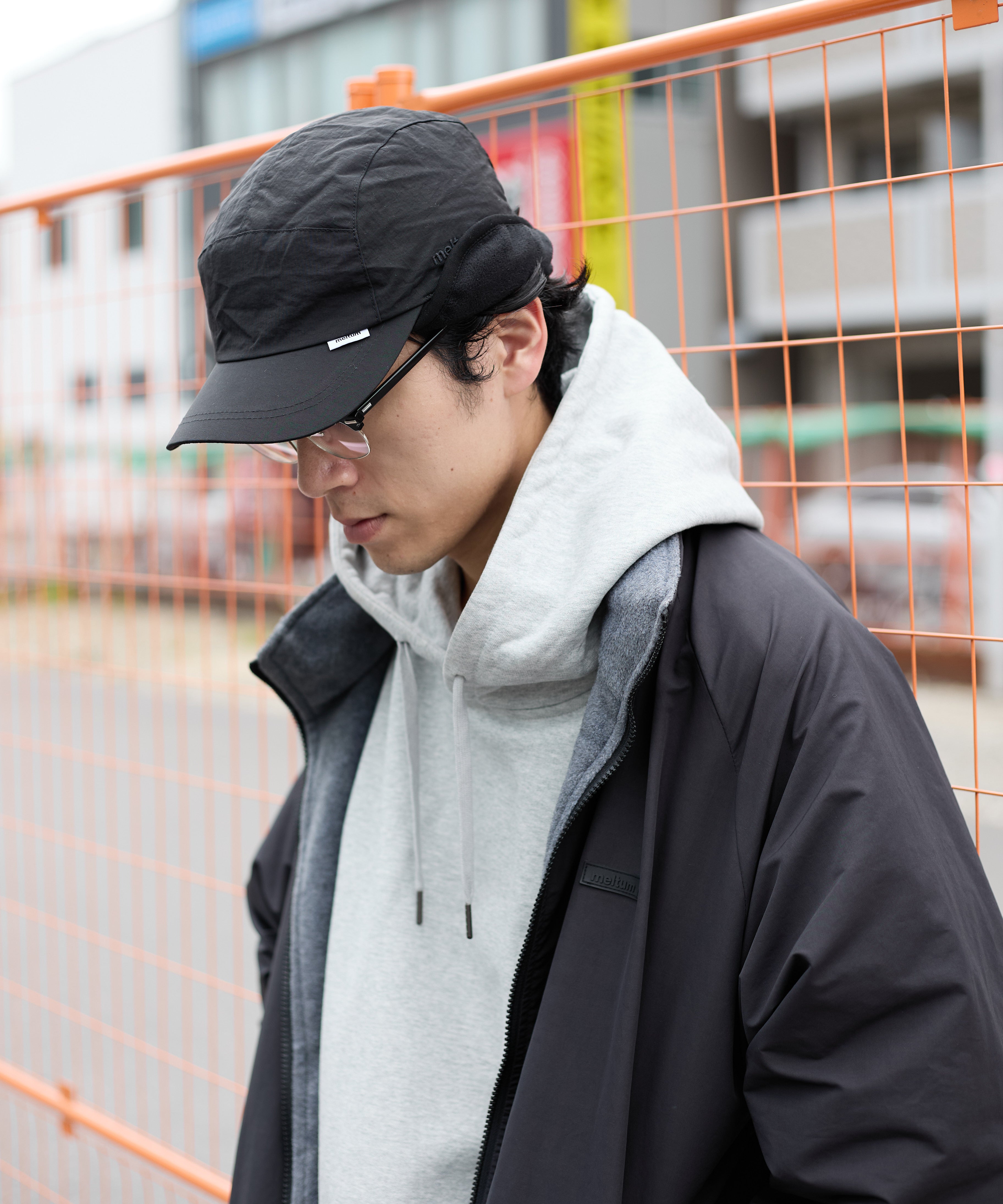 EAR FLAP CAP【BLACK】