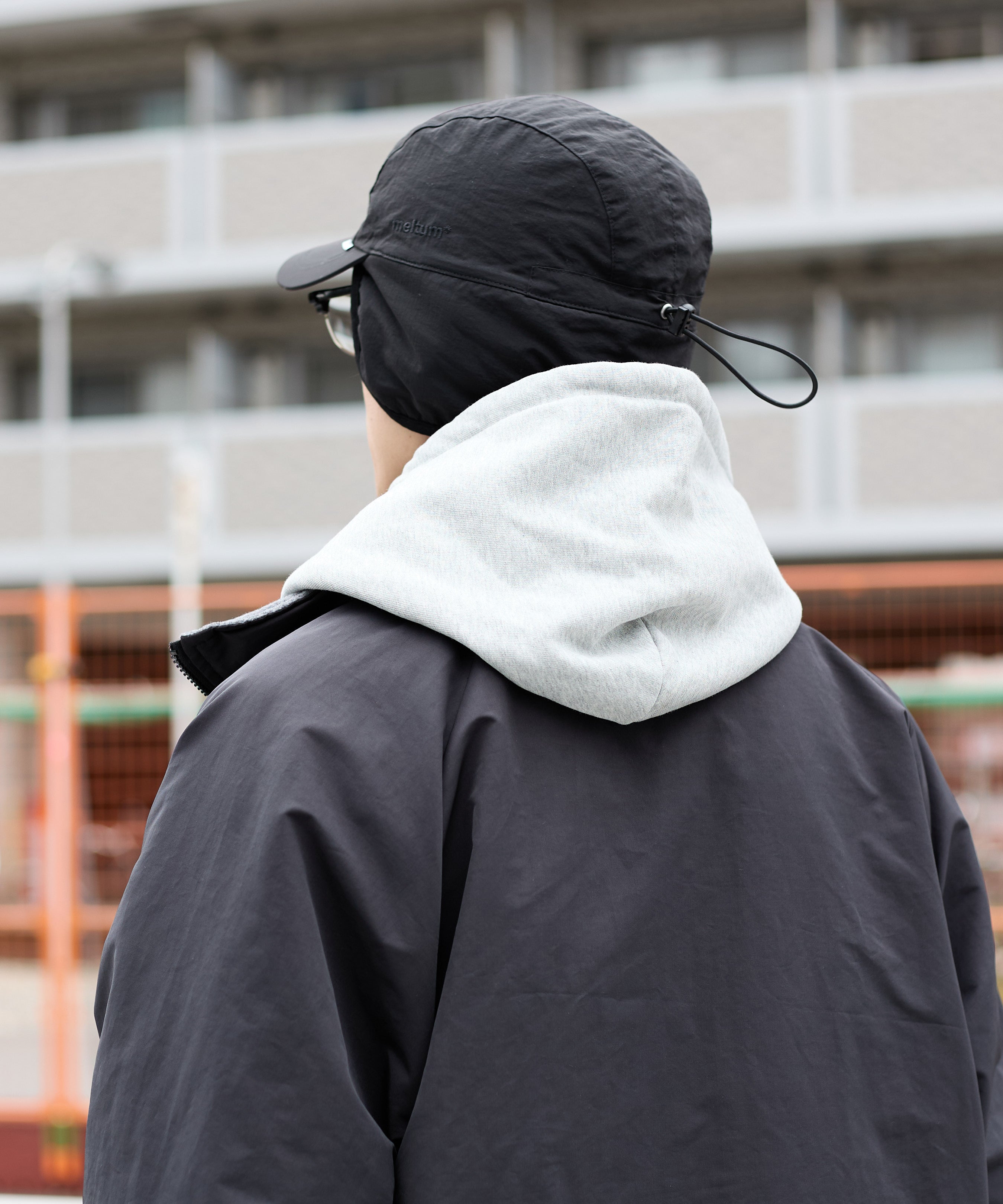 EAR FLAP CAP【BLACK】