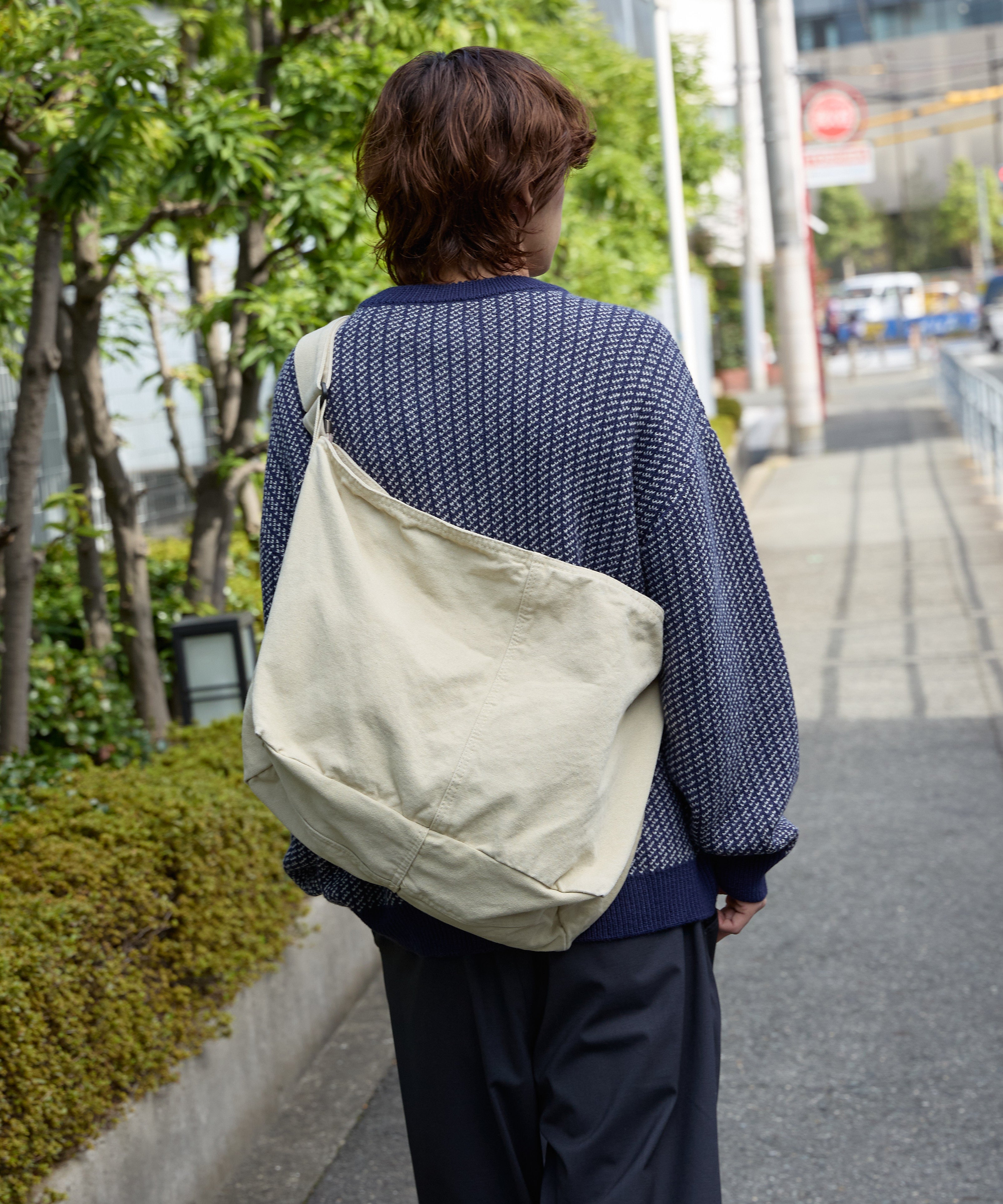 CANVAS MESSENGER BAG【SAND】