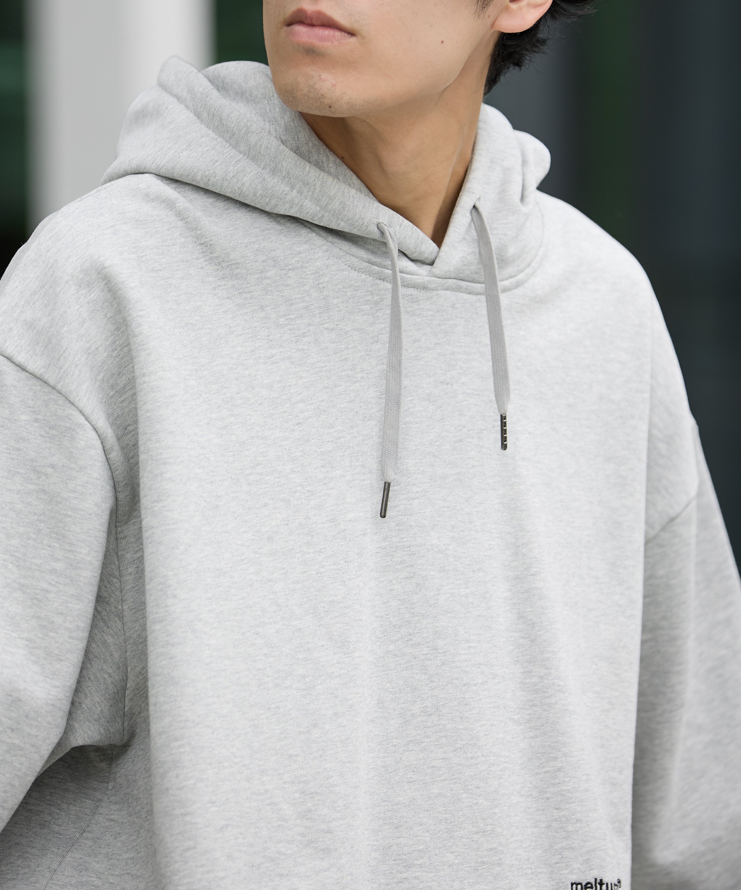 US COTTON HEAVEY SWEAT HOODIE【GREY】