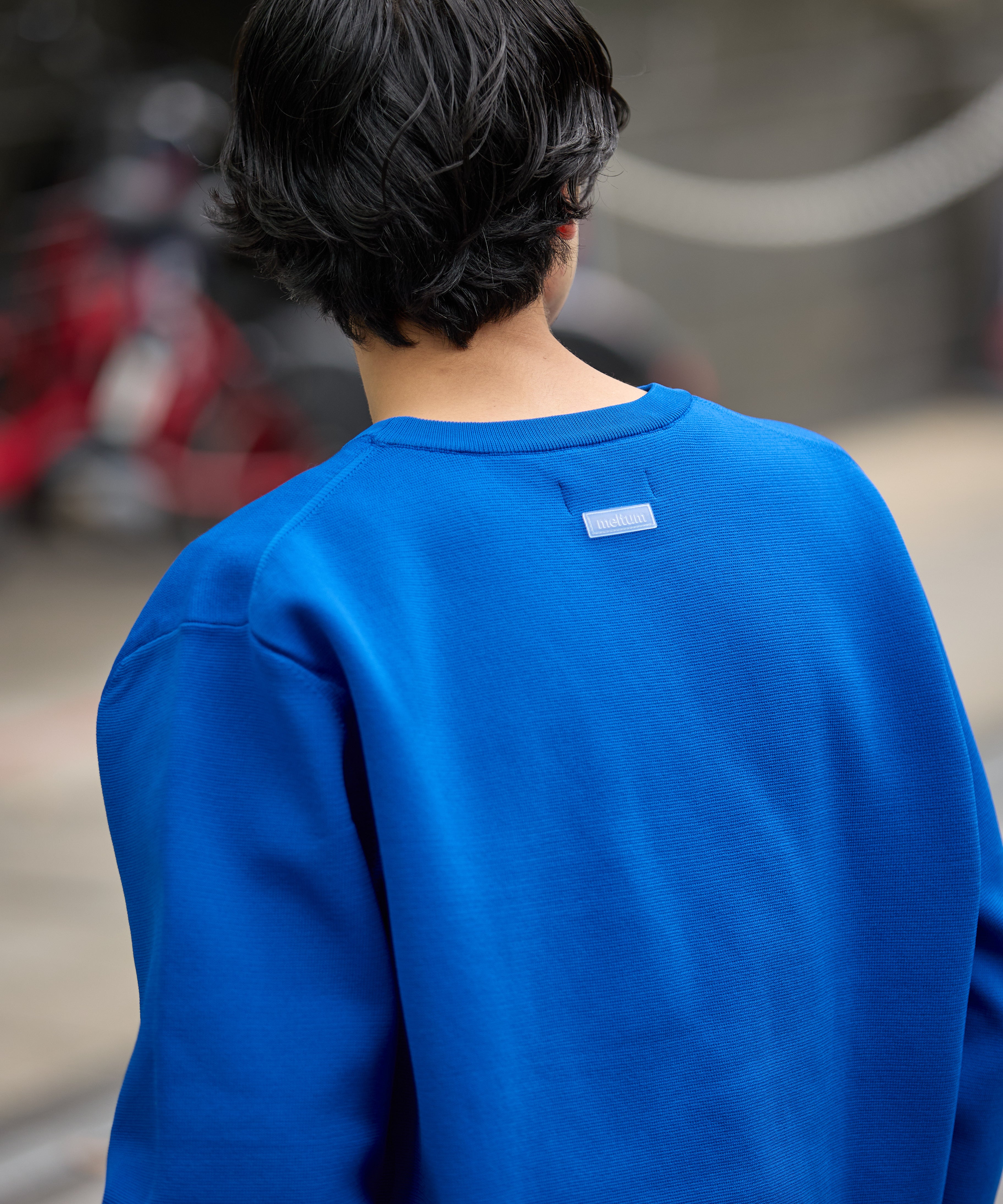 MILANO CREWNECK KNIT【BLUE】