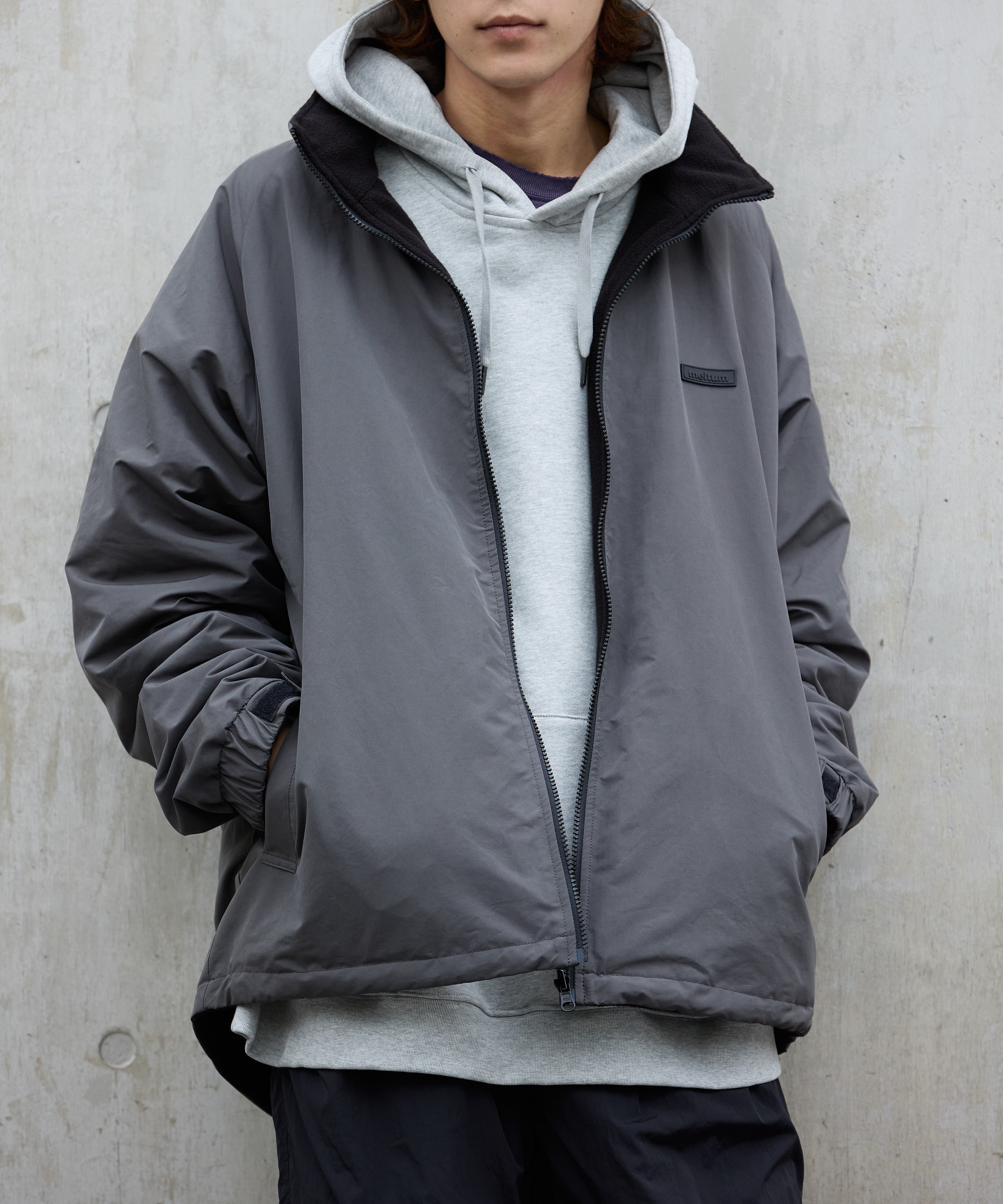 REVERSIBLE CITY BLOUSON【CHARCOAL】