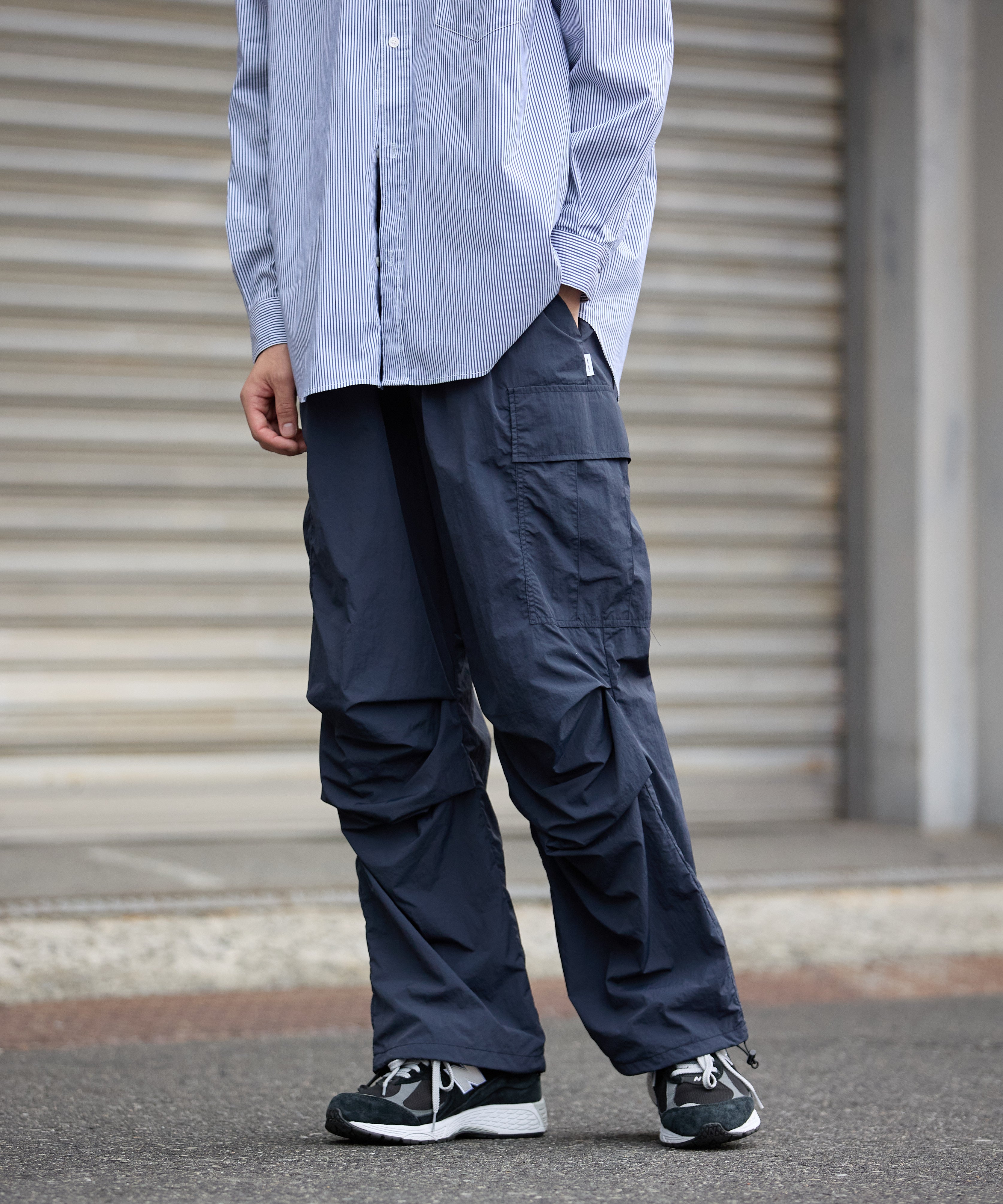 ALL-ROUND CARGO STRING PANTS【NAVY】