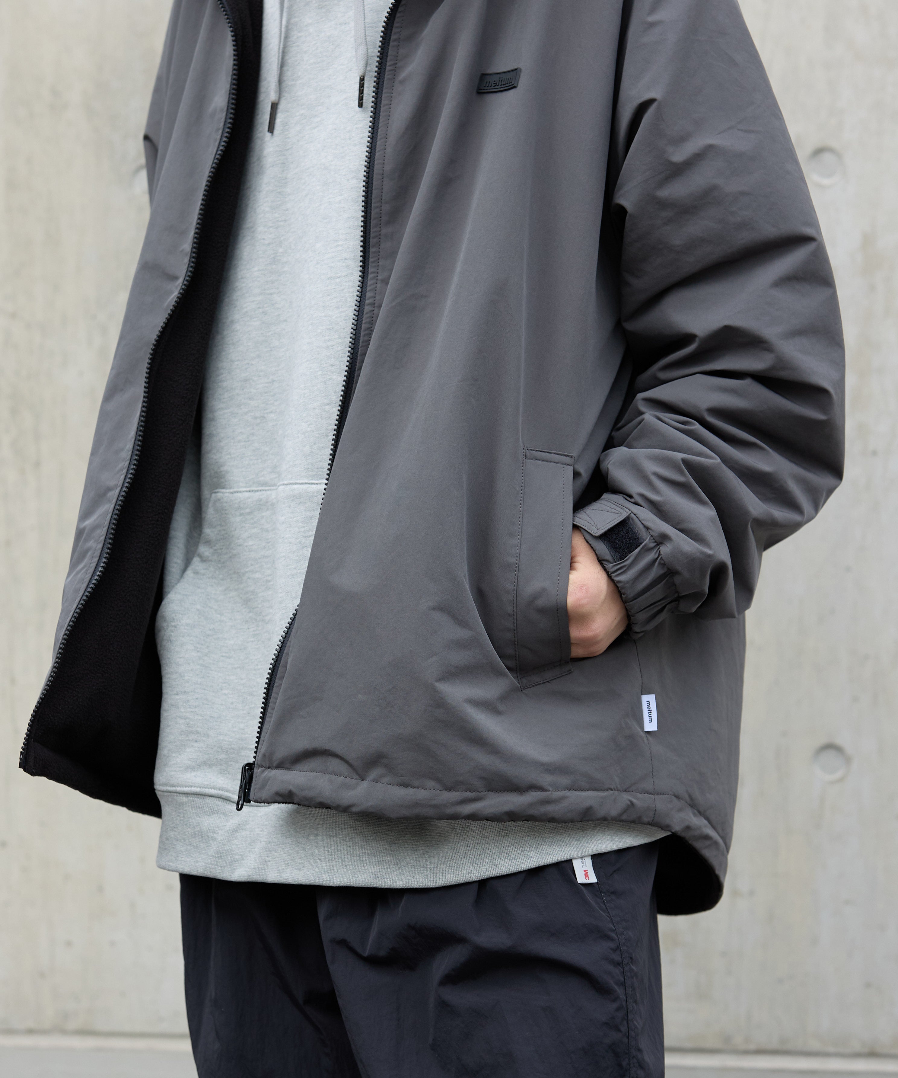 REVERSIBLE CITY BLOUSON【CHARCOAL】