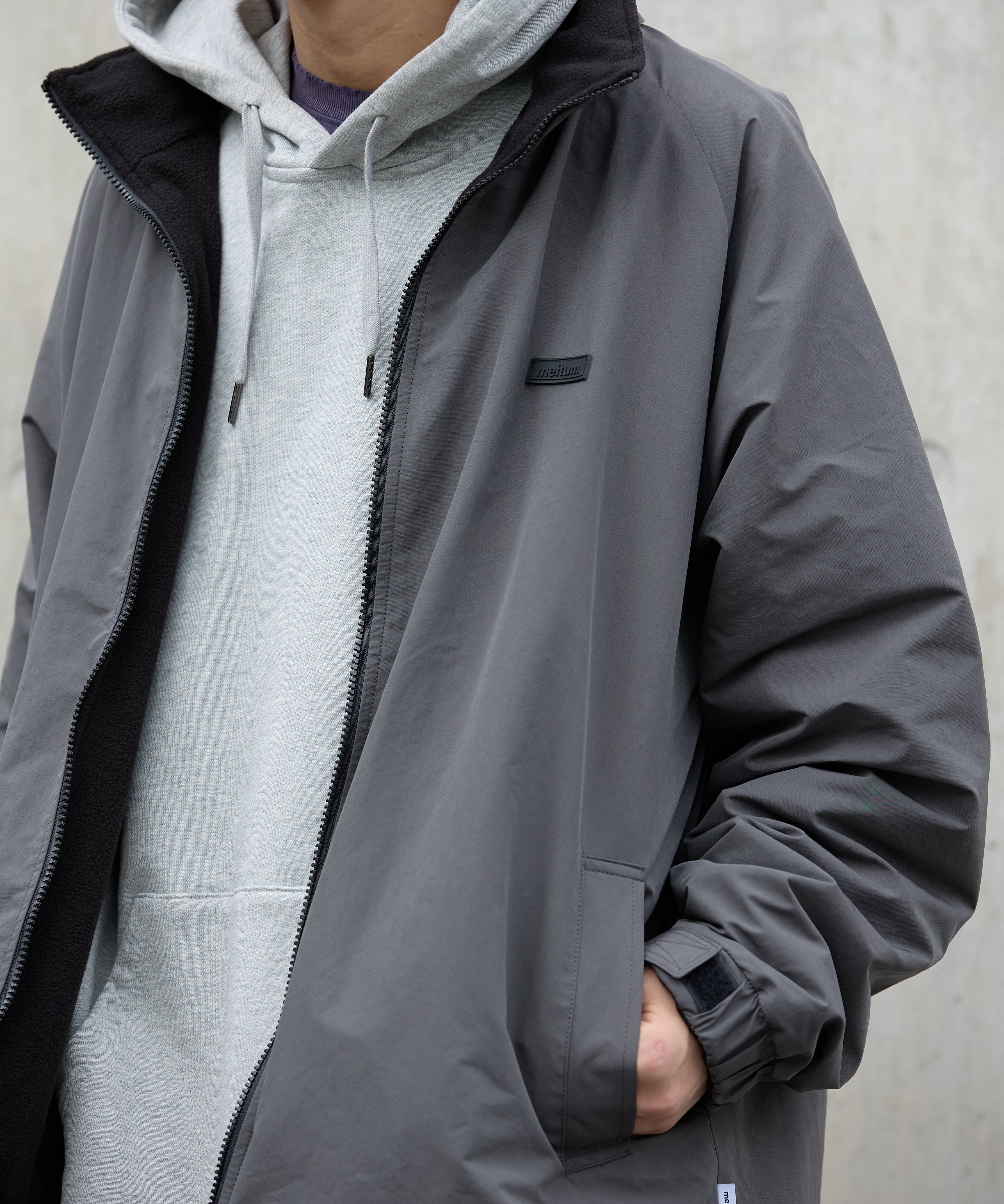 REVERSIBLE CITY BLOUSON【CHARCOAL】