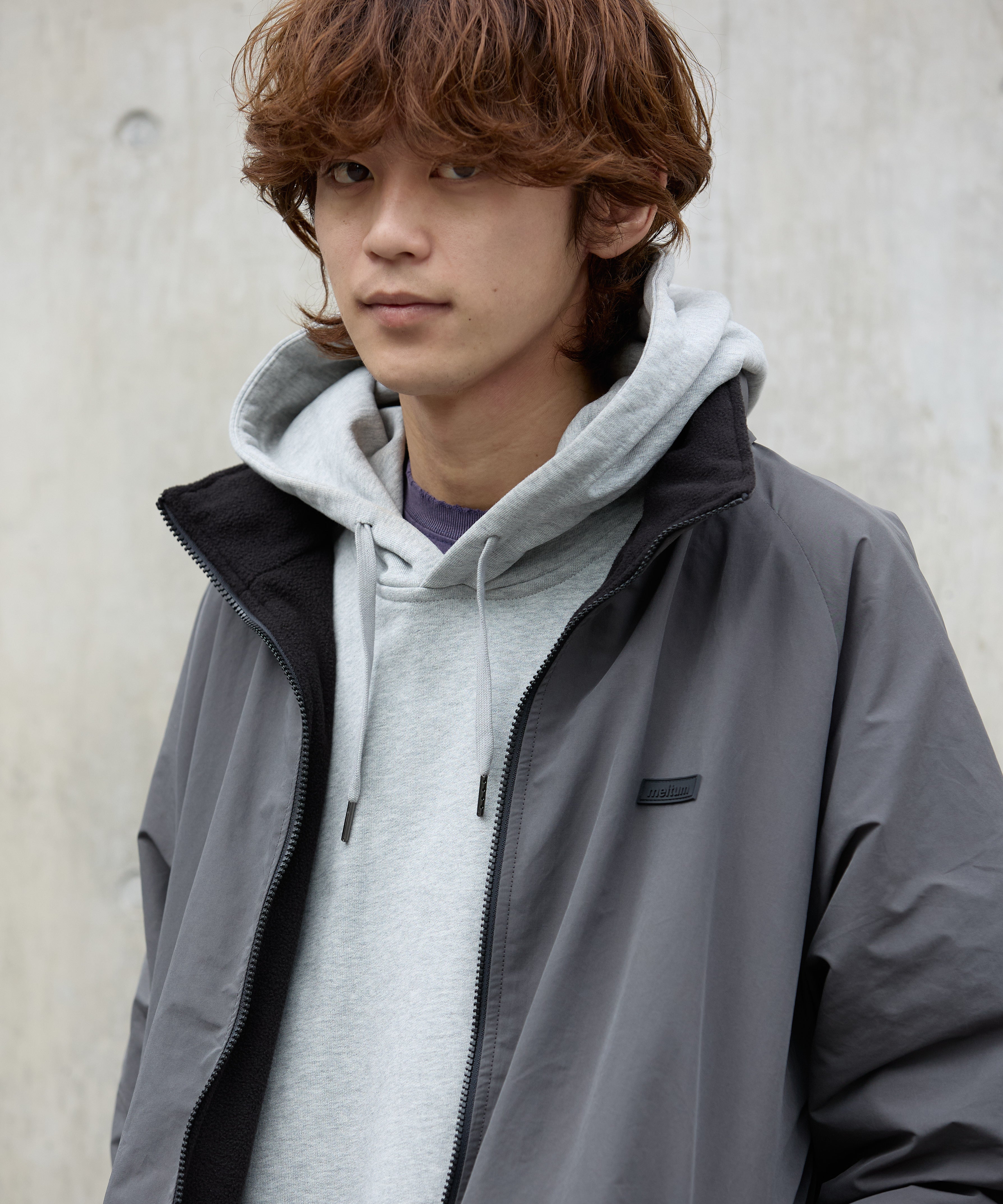 REVERSIBLE CITY BLOUSON【CHARCOAL】