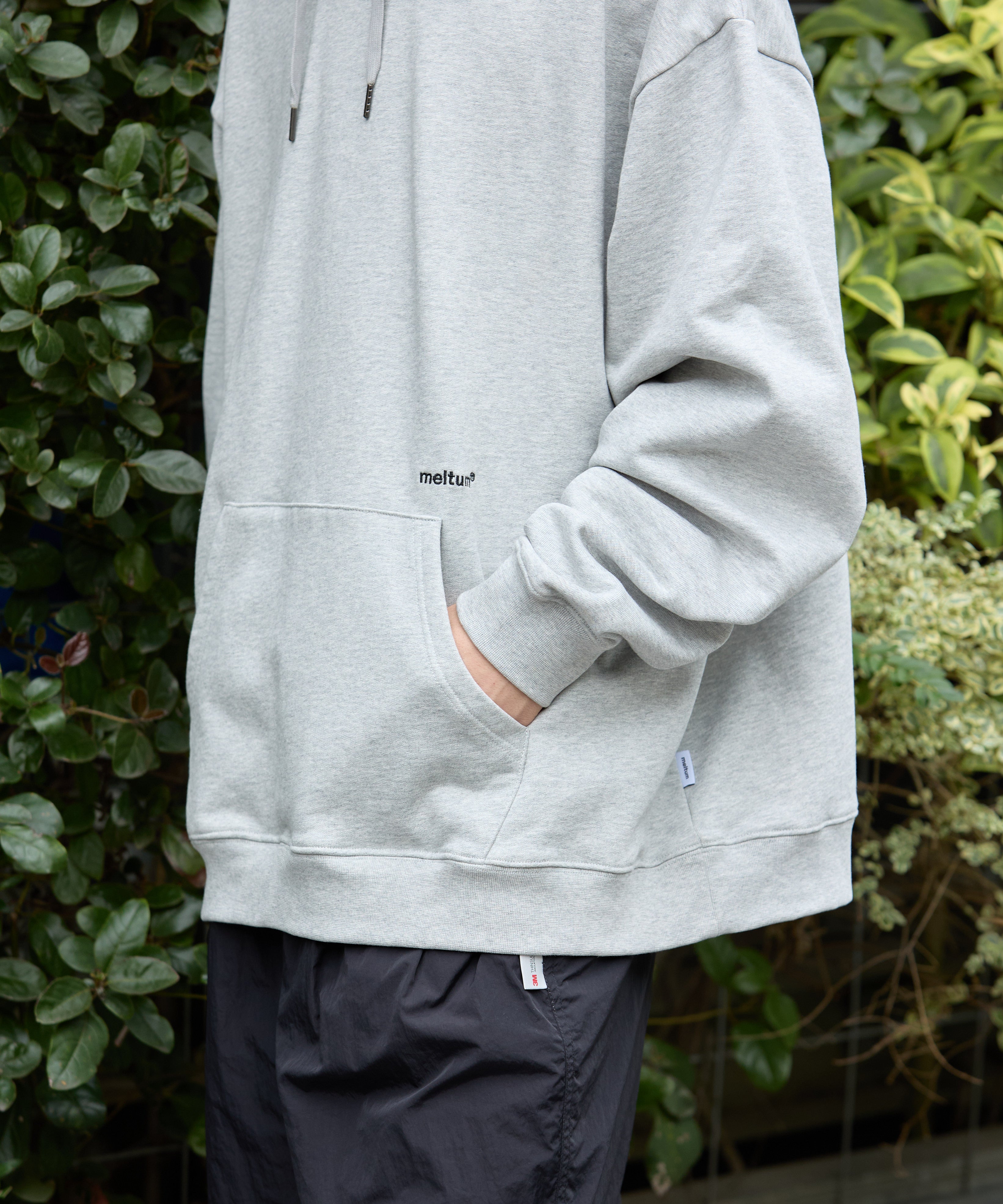 US COTTON HEAVEY SWEAT HOODIE【GREY】