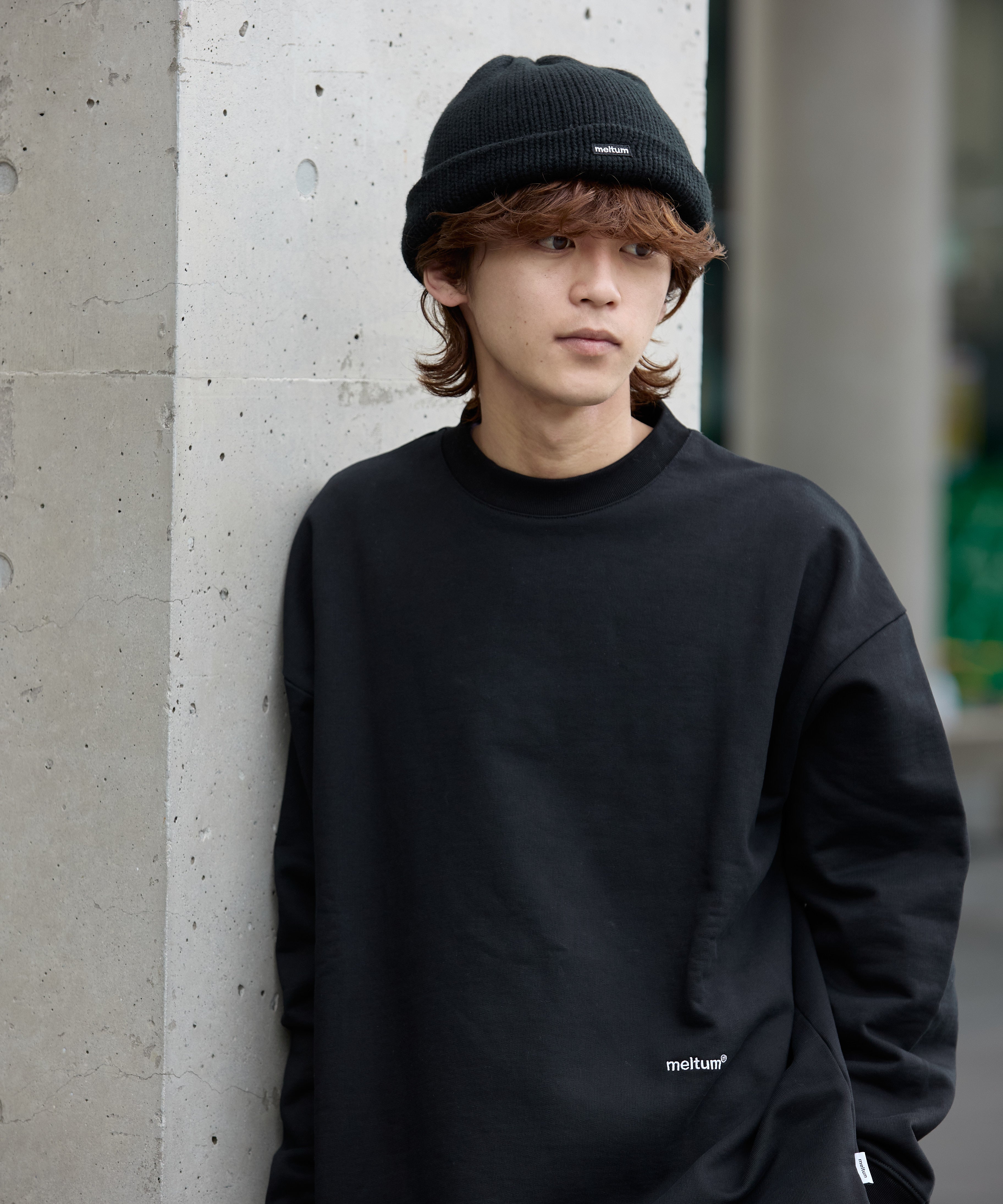 KNIT WATCH CAP【BLACK】