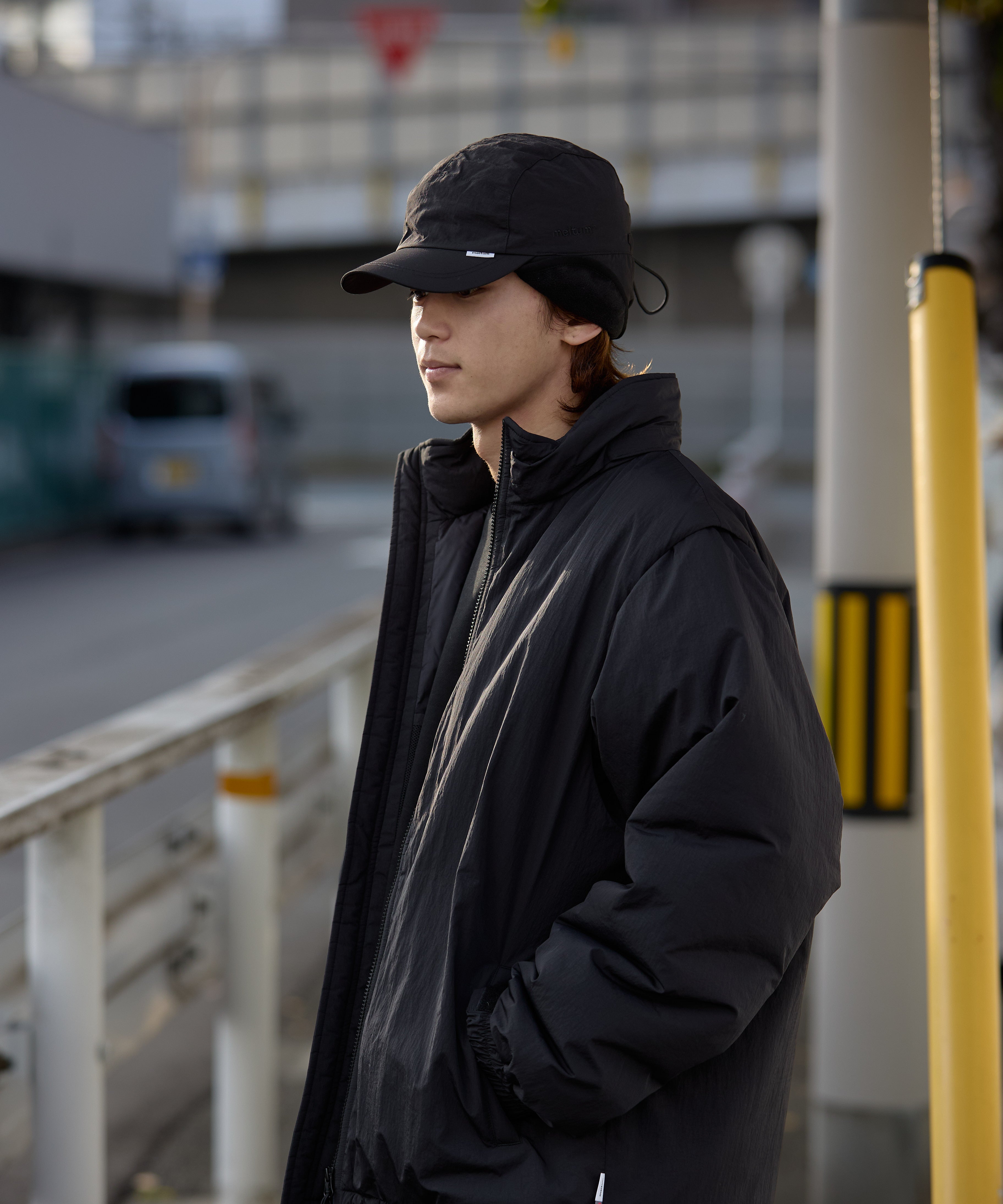 EAR FLAP CAP【BLACK】