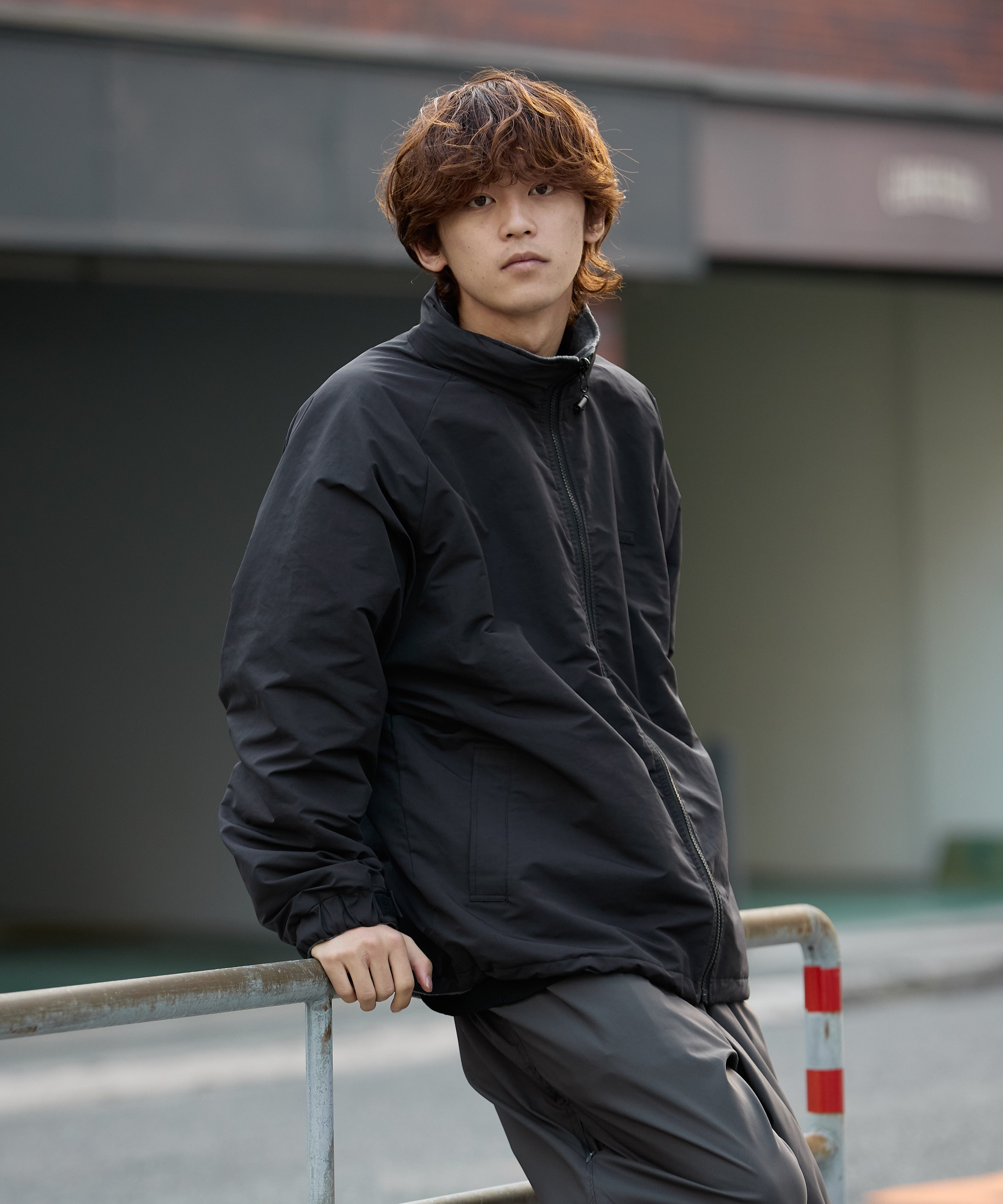 REVERSIBLE CITY BLOUSON【BLACK】