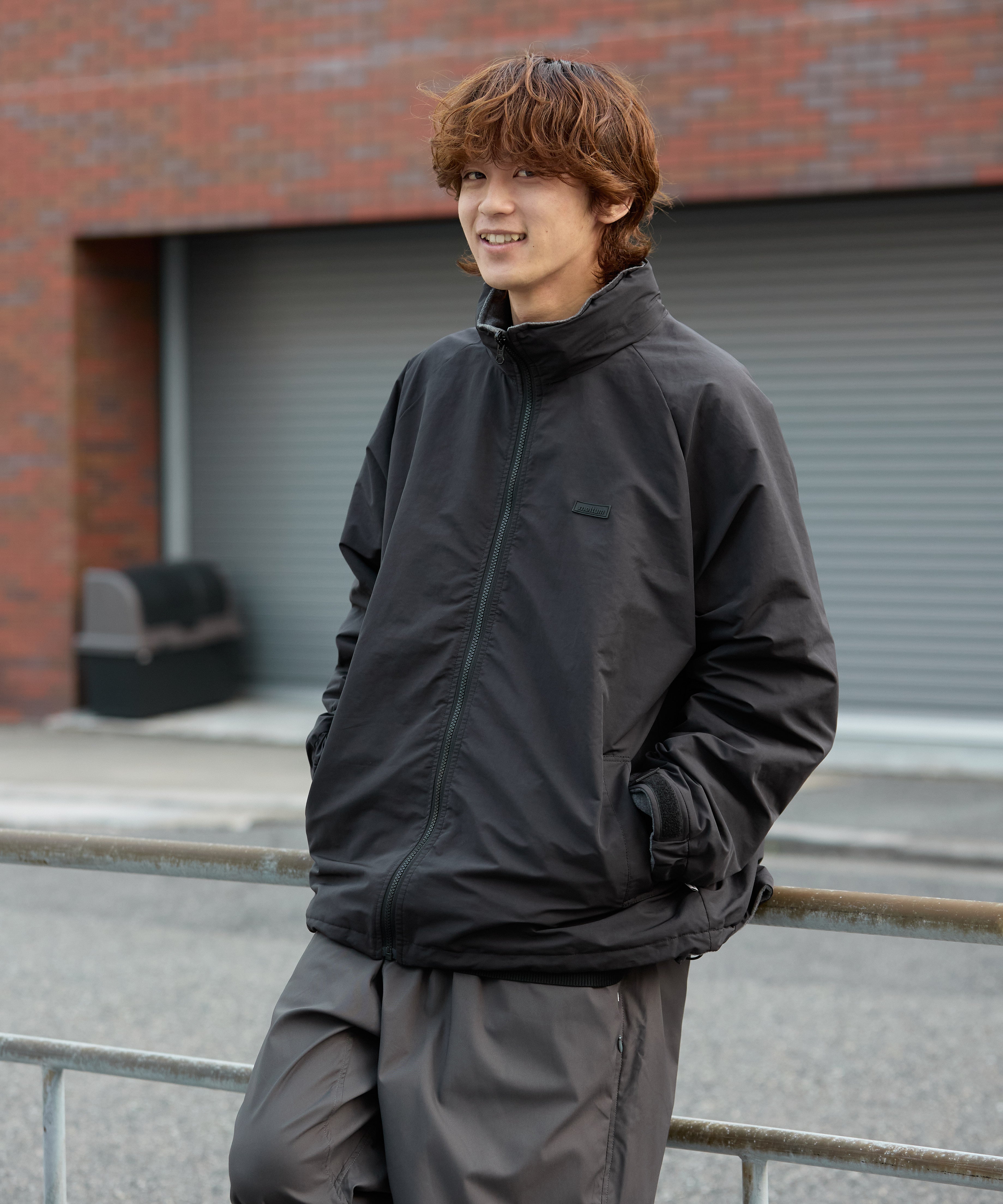 REVERSIBLE CITY BLOUSON【BLACK】