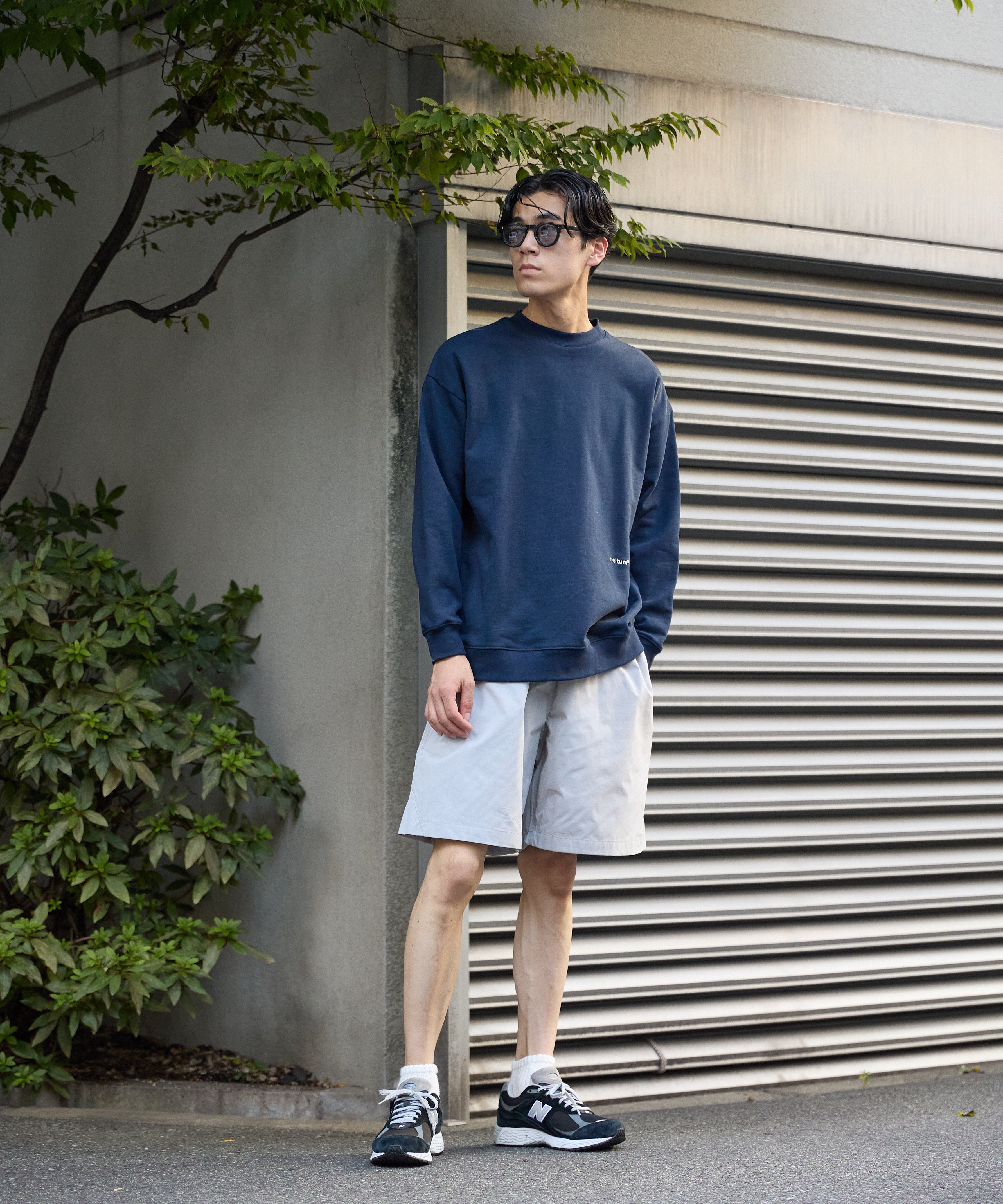 US COTTON HEAVEY SWEAT CREW【NAVY】