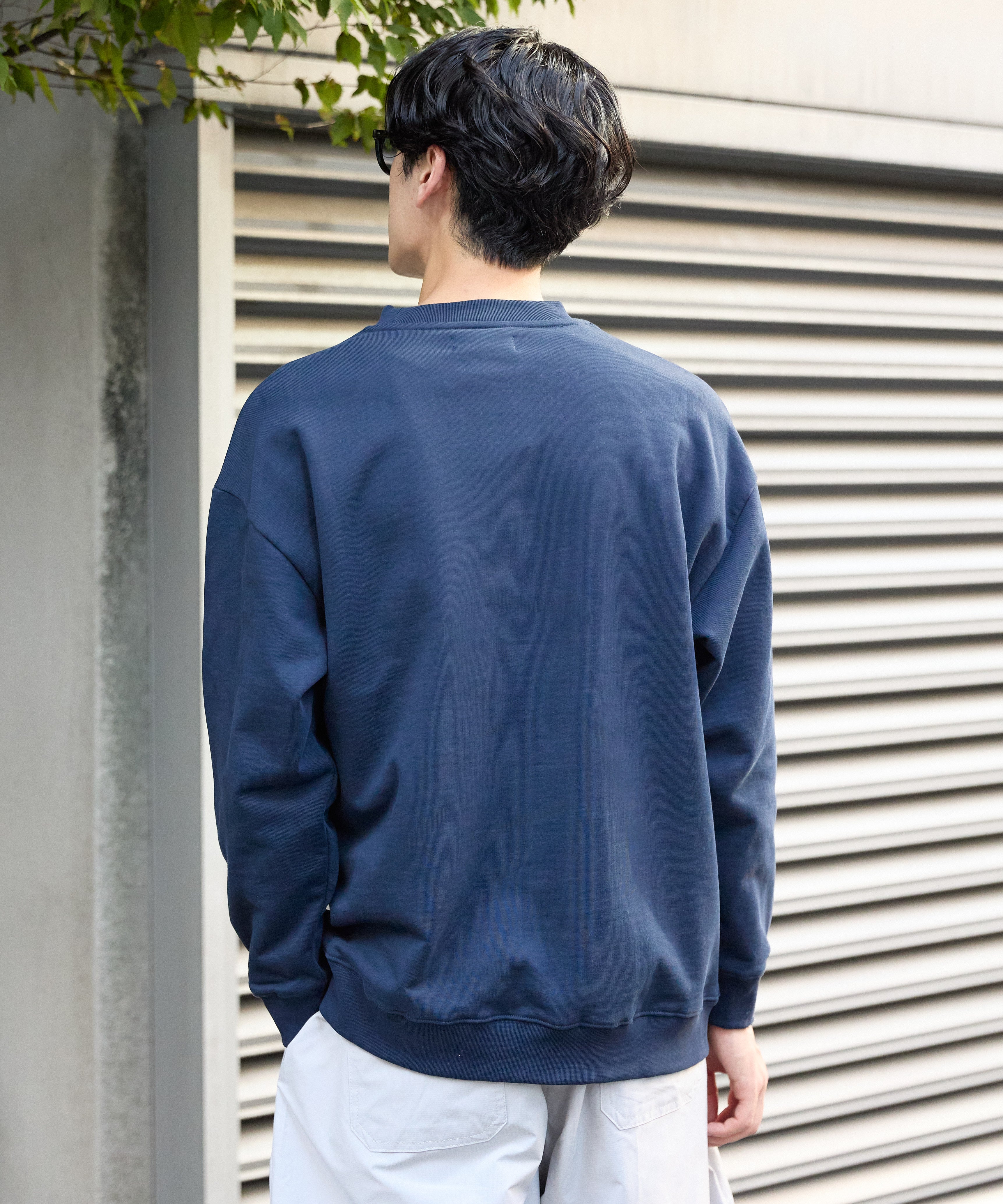 US COTTON HEAVEY SWEAT CREW【NAVY】