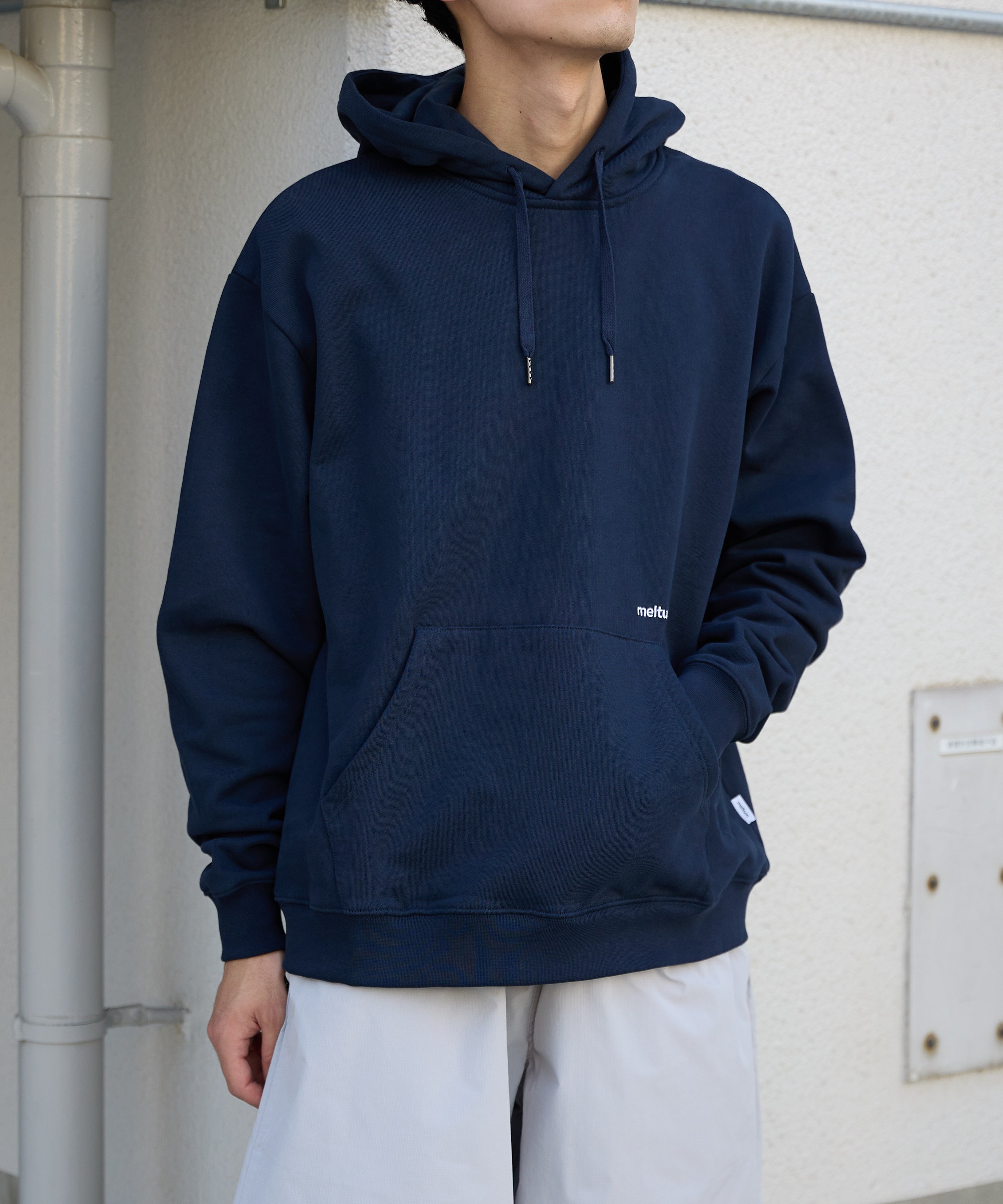 US COTTON HEAVEY SWEAT HOODIE [NAVY]