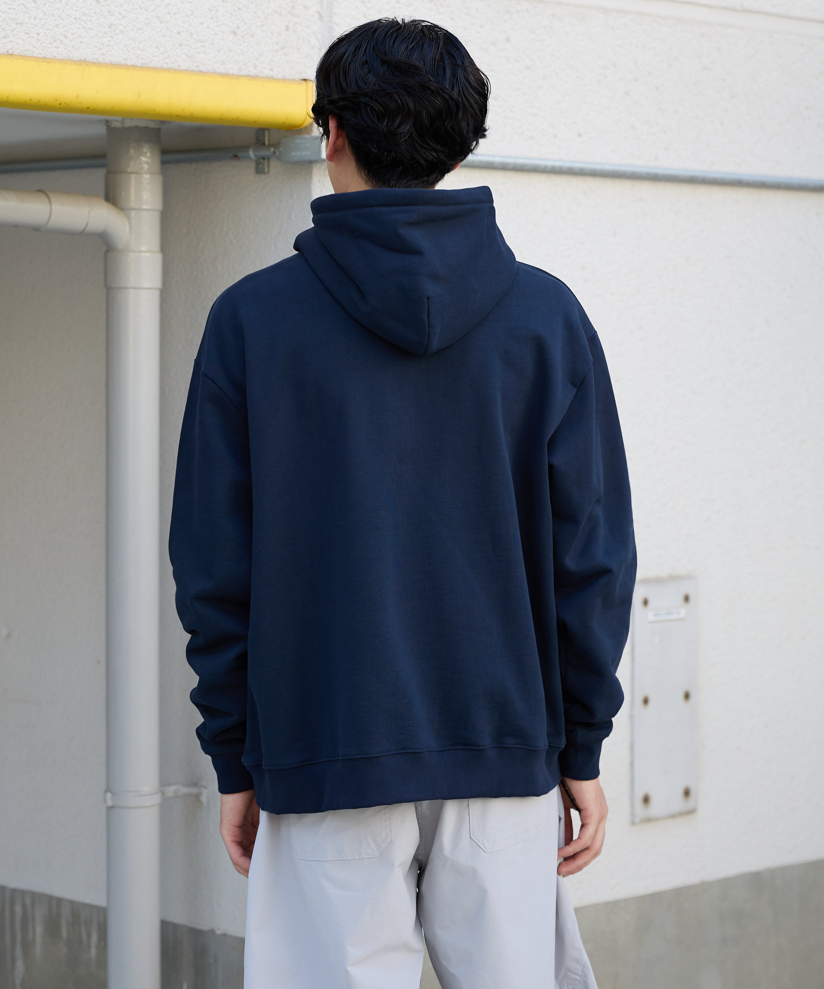 US COTTON HEAVEY SWEAT HOODIE【NAVY】