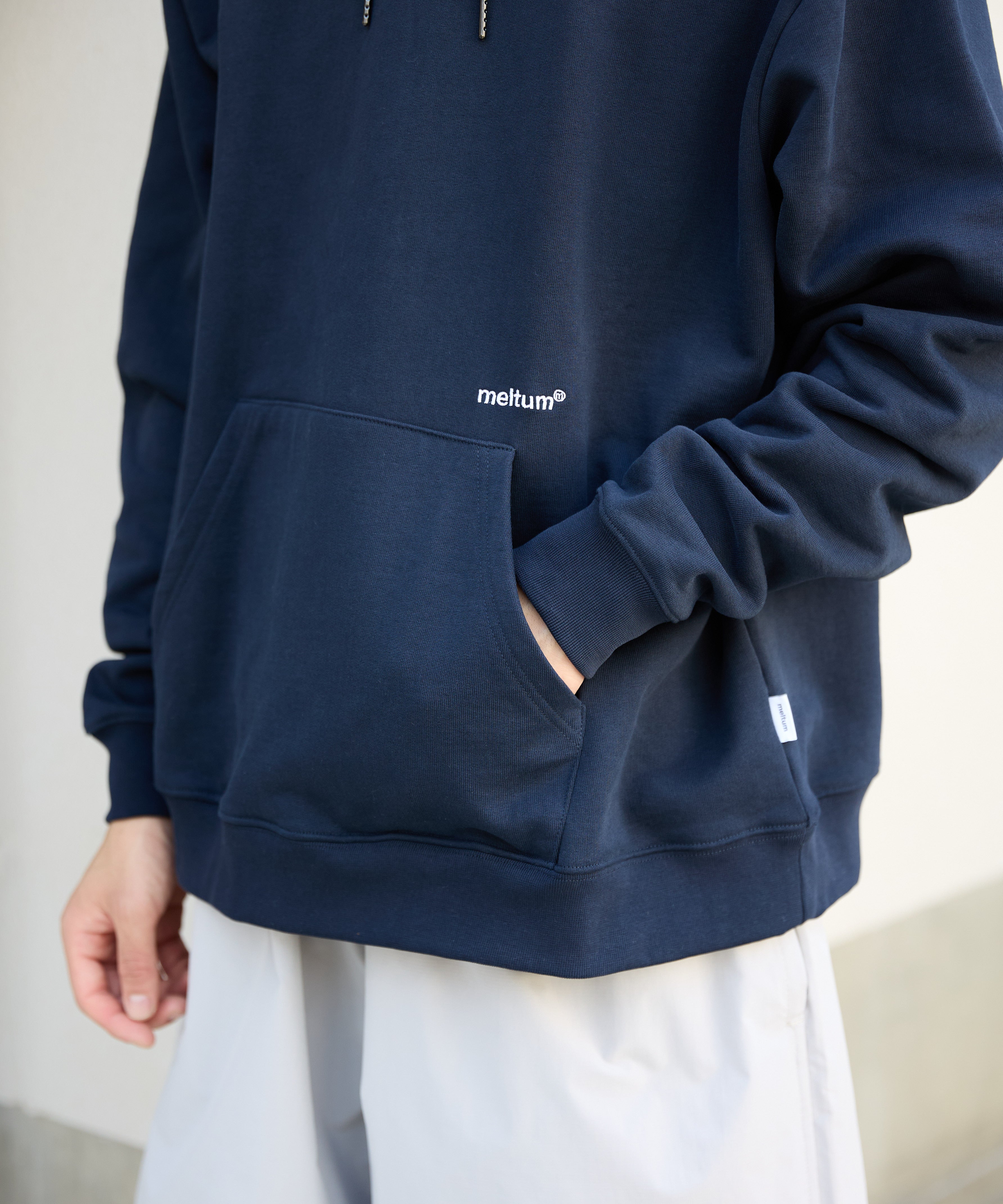 US COTTON HEAVEY SWEAT HOODIE [NAVY]