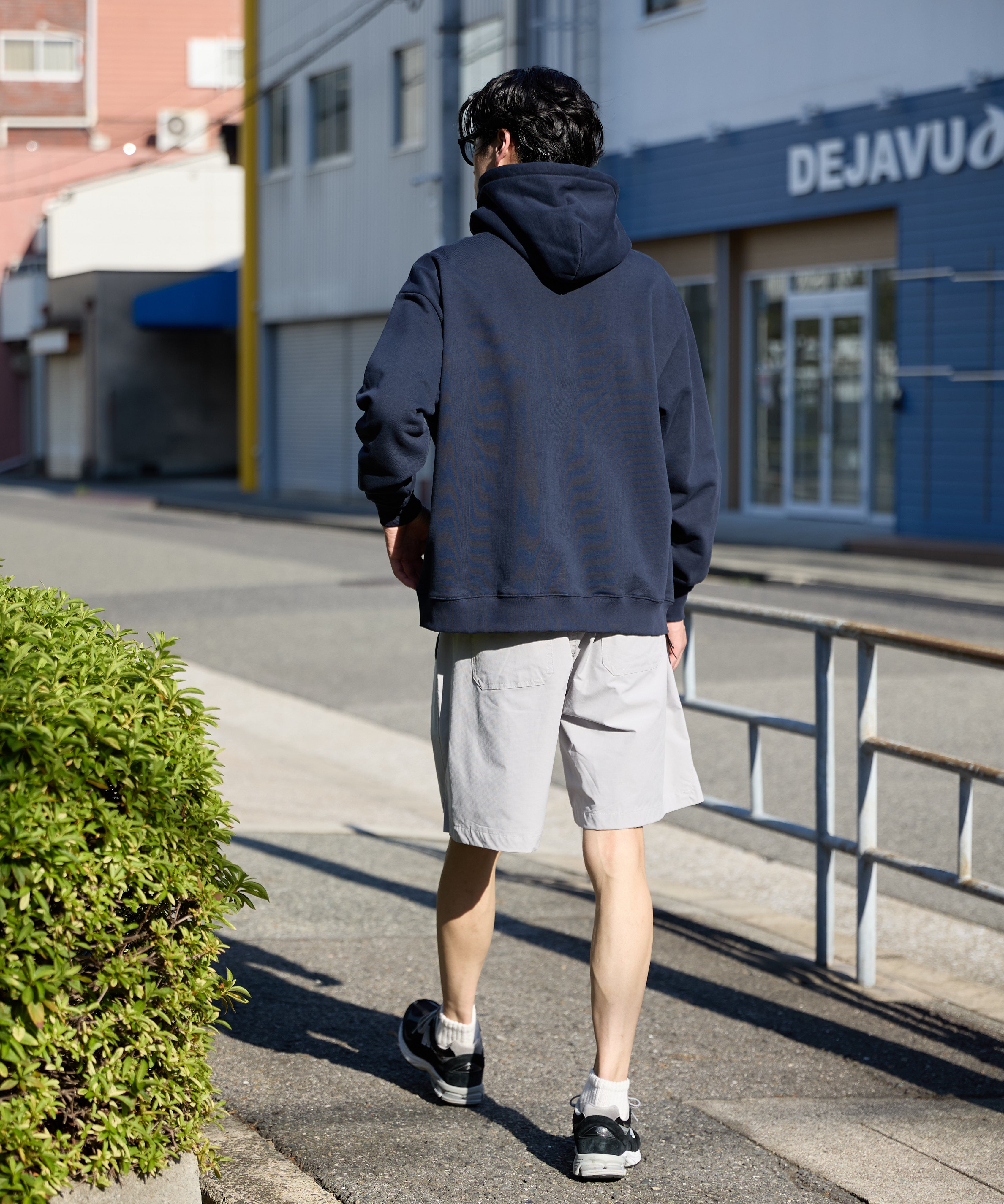 US COTTON HEAVEY SWEAT HOODIE [NAVY]