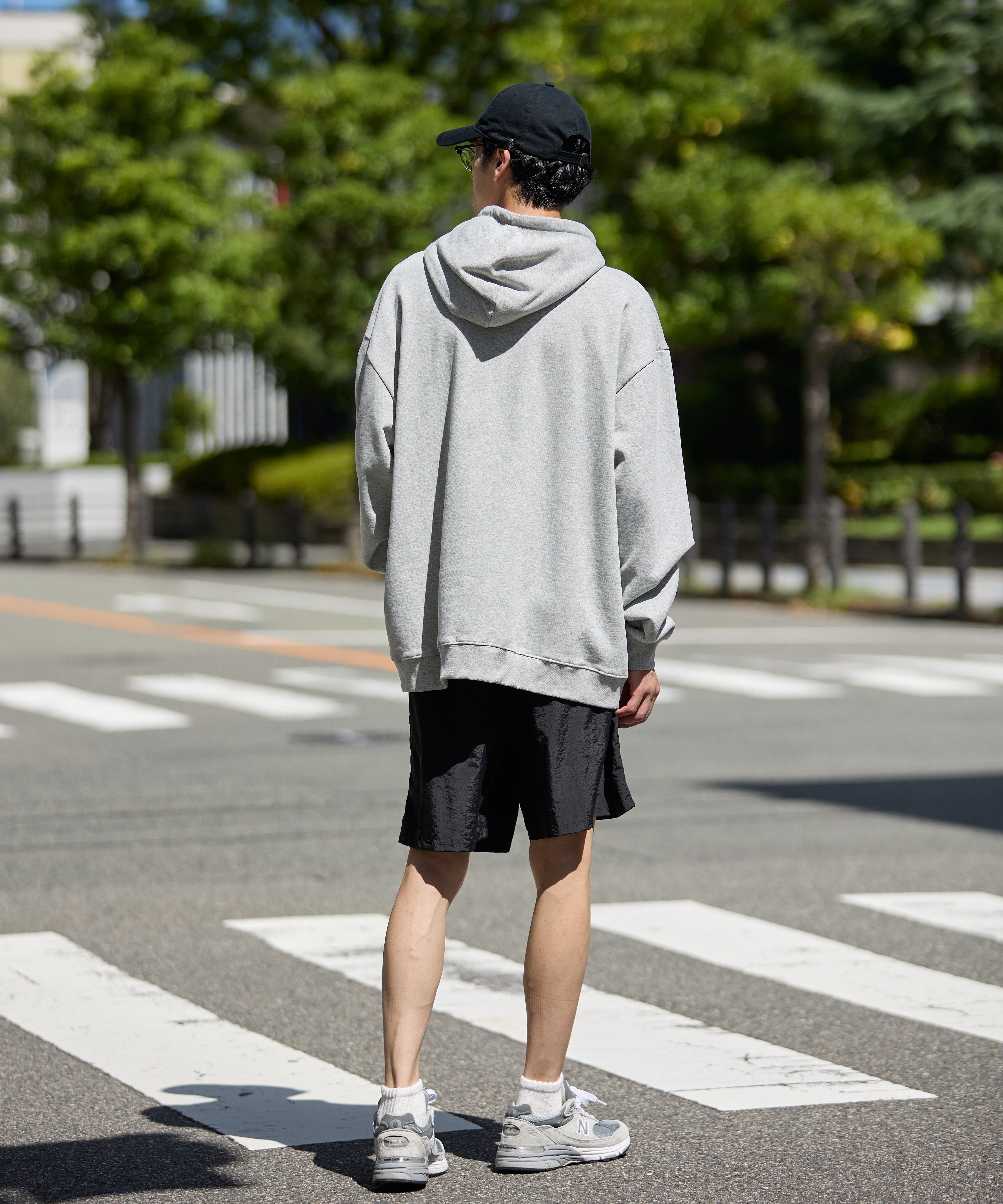 US COTTON HEAVEY SWEAT HOODIE【GREY】